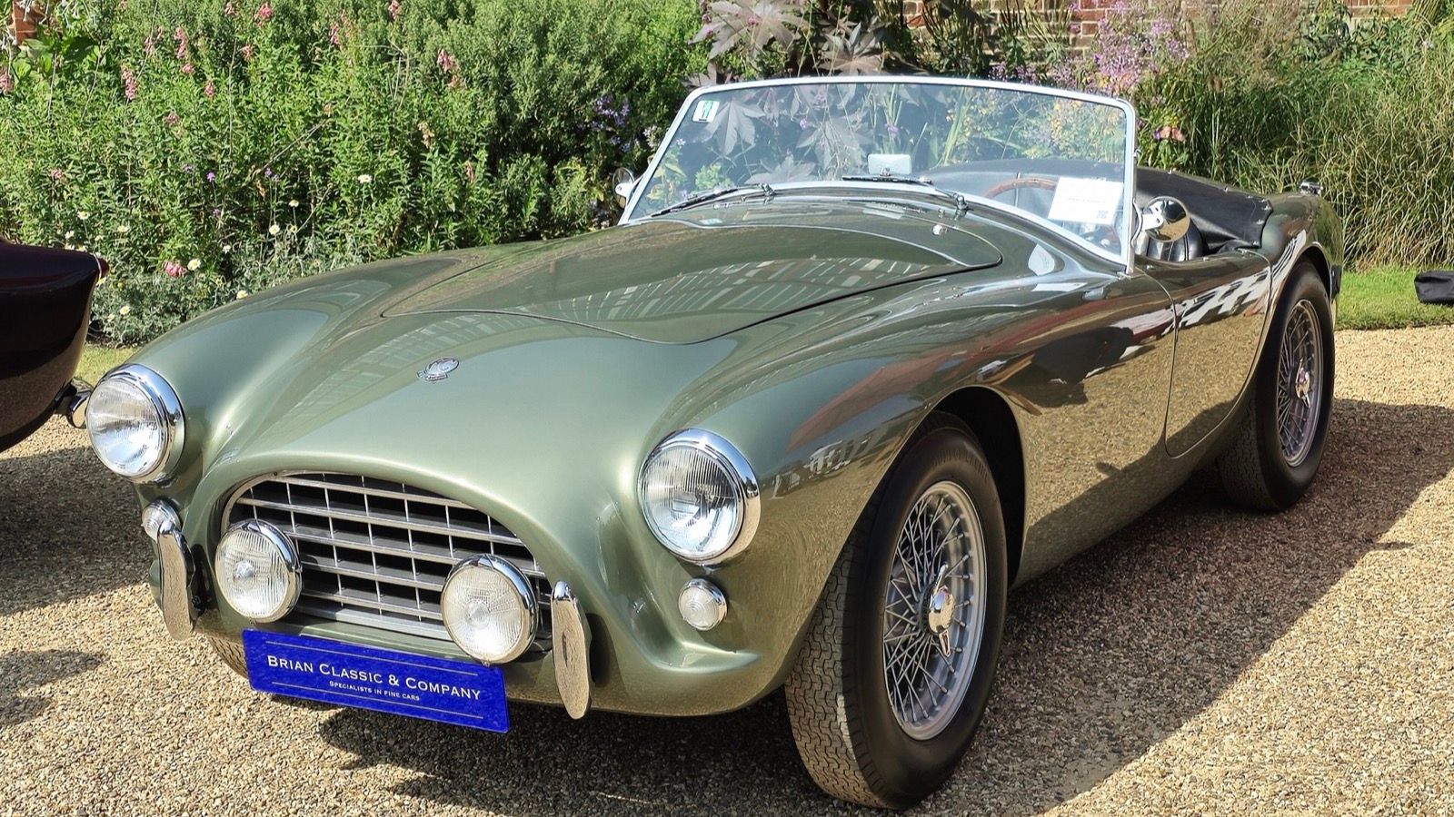 1959 AC Ace-Bristol roadster, front three-quarter view