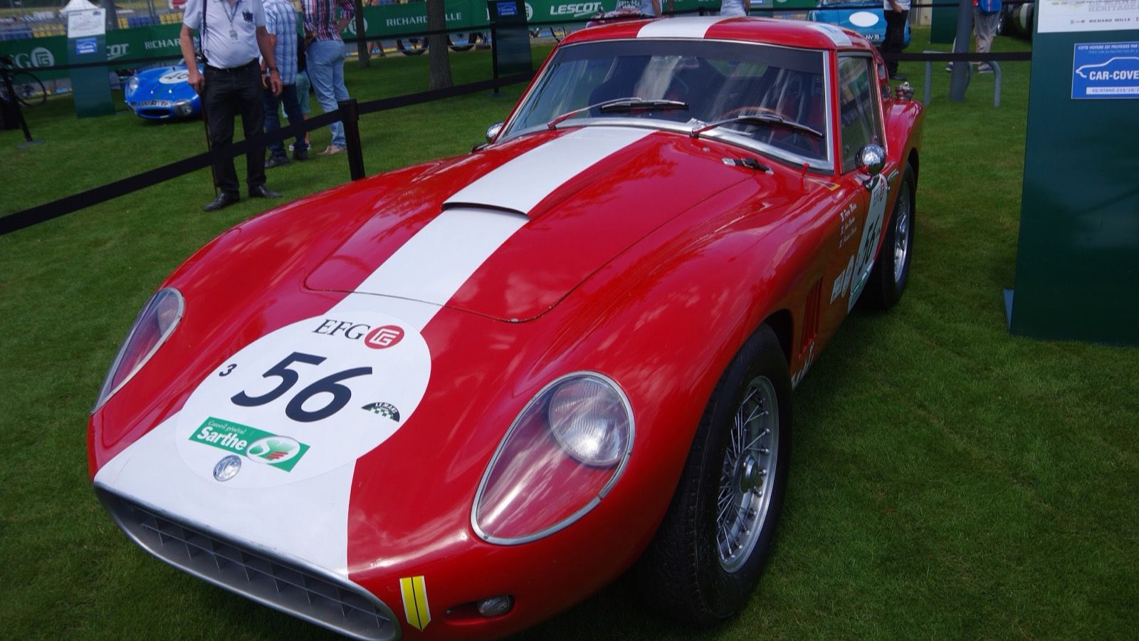 1957 AC Ace-Bristol roadster, front three-quarter view
