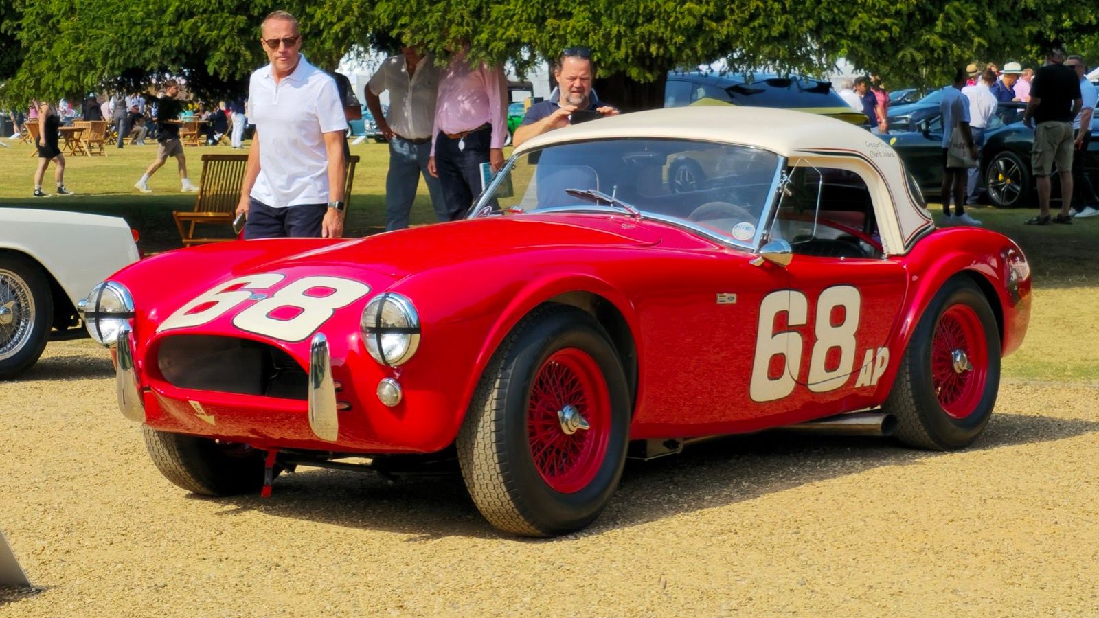 1962 Shelby Cobra Mark I roadster, front three-quarter view
