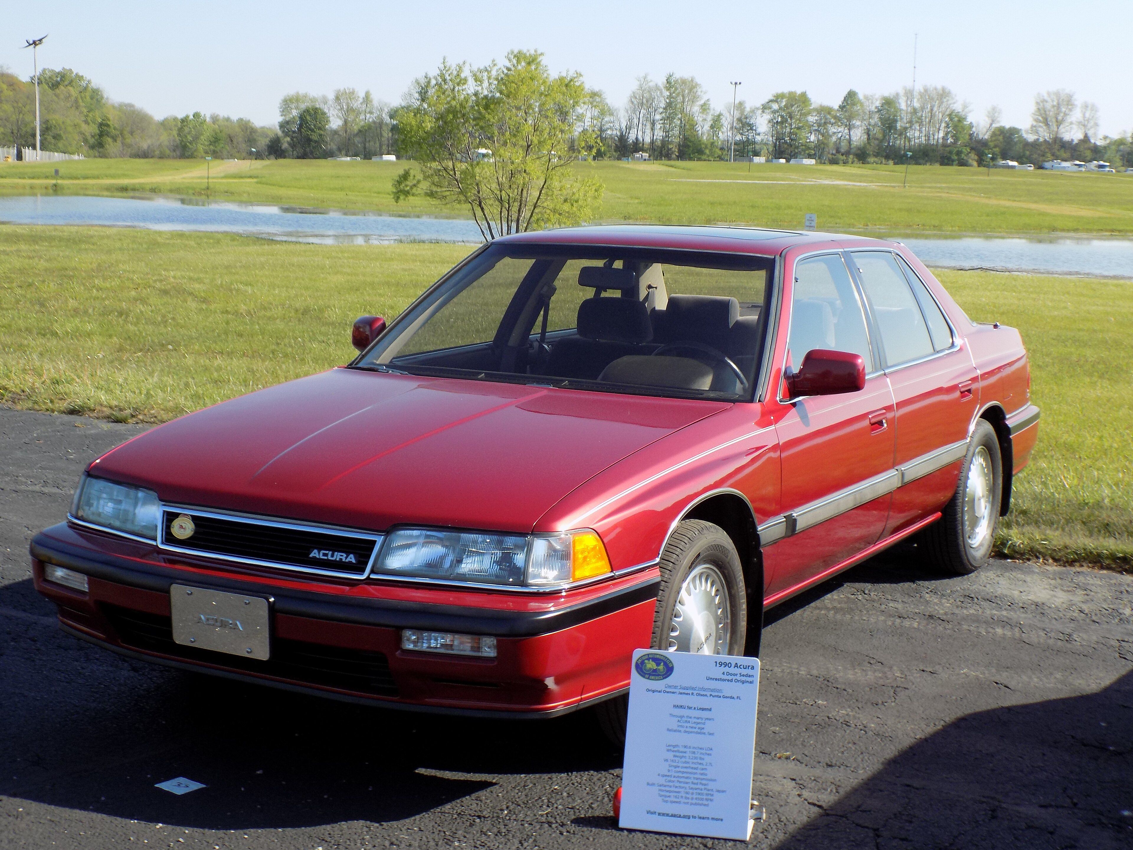 1990 Acura Legend (first generation), exterior view