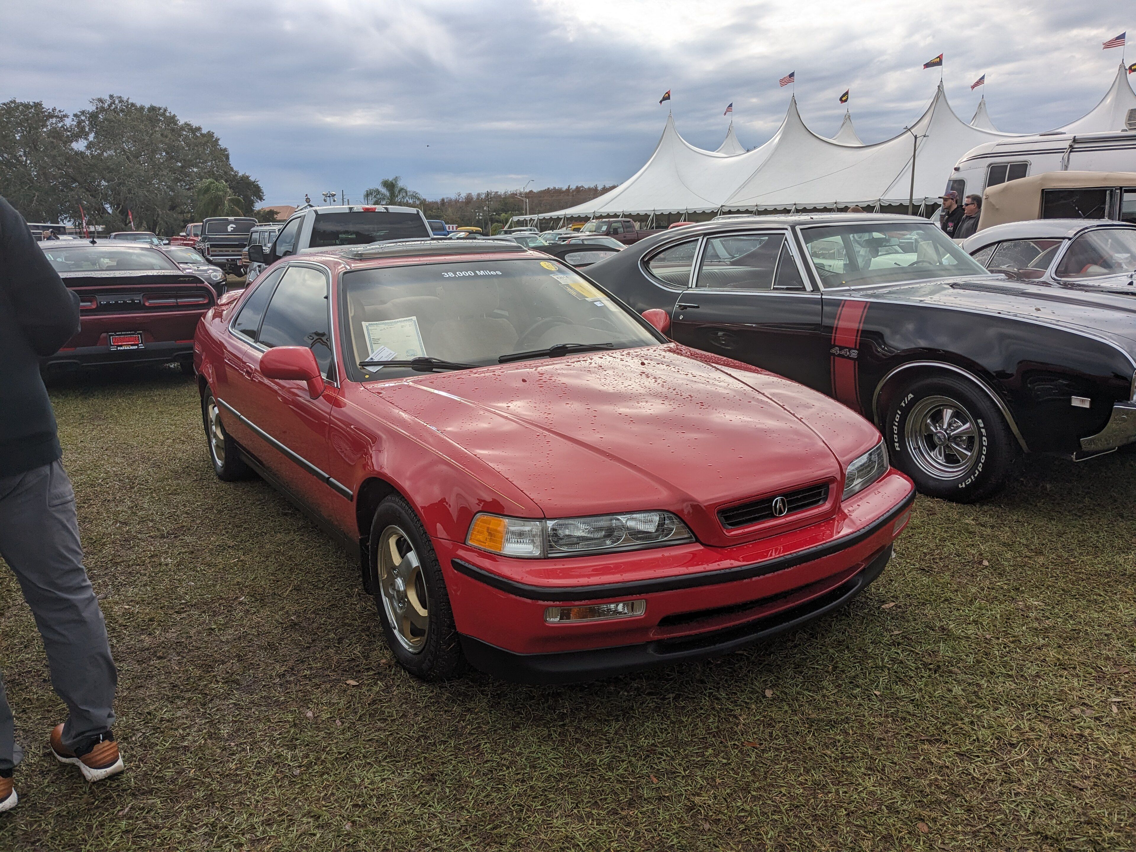 1991 Acura Legend, exterior view