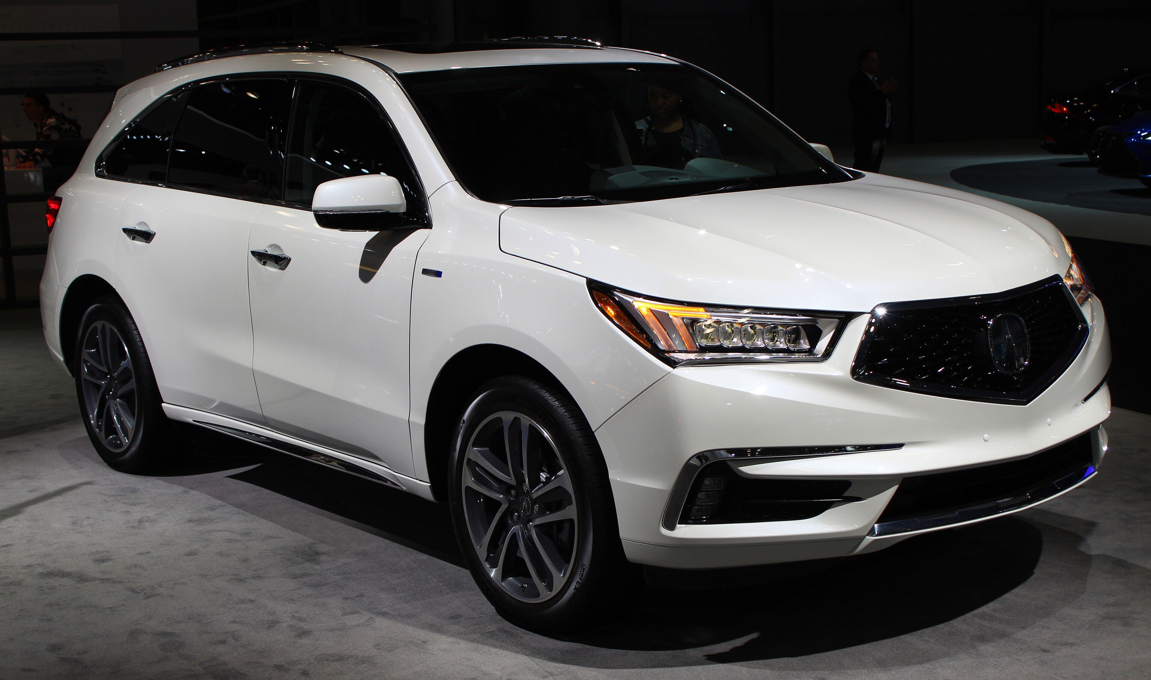 2019 Acura MDX (third generation), front three-quarter view