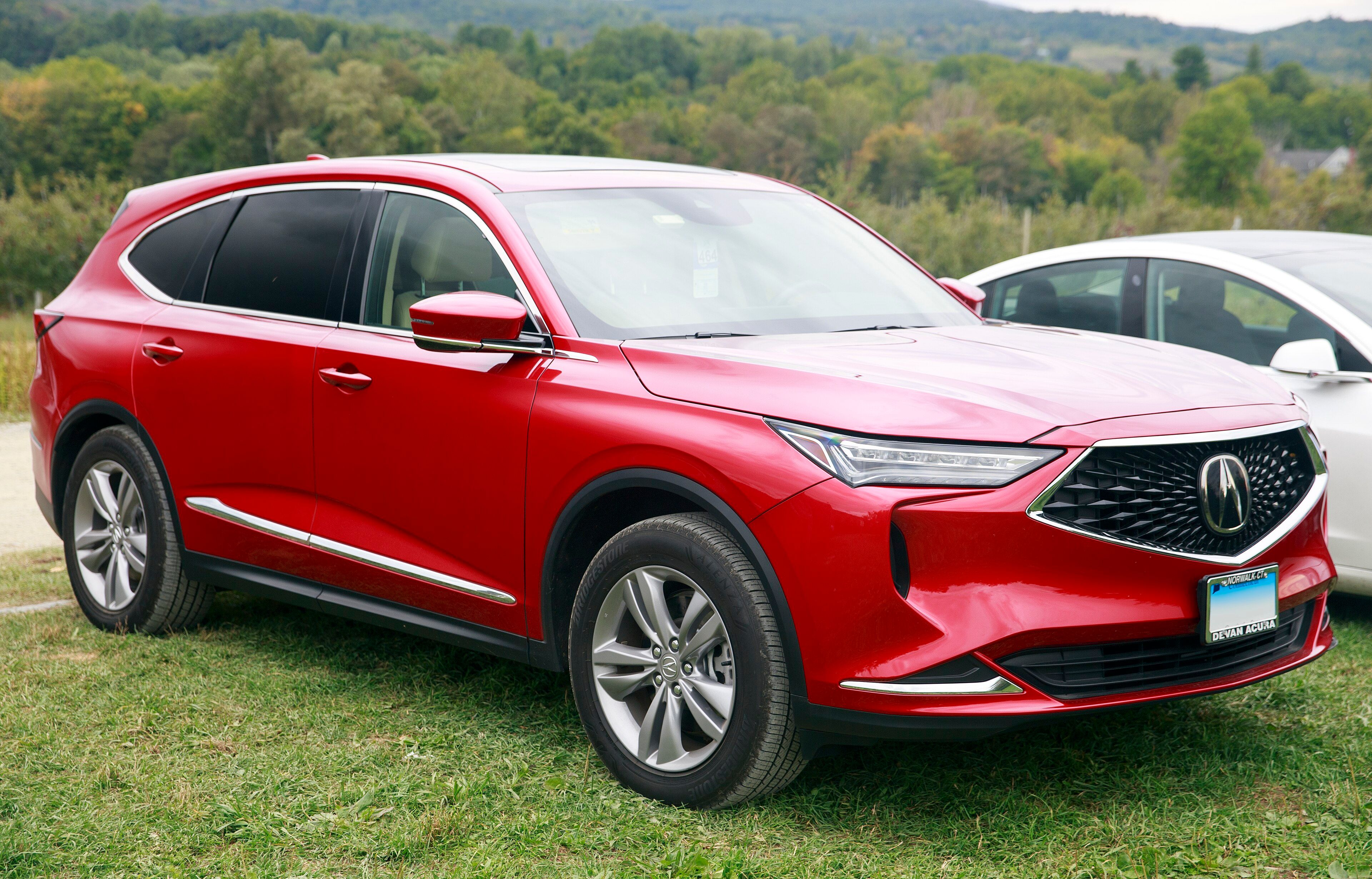 2022 Acura MDX, front three-quarter view
