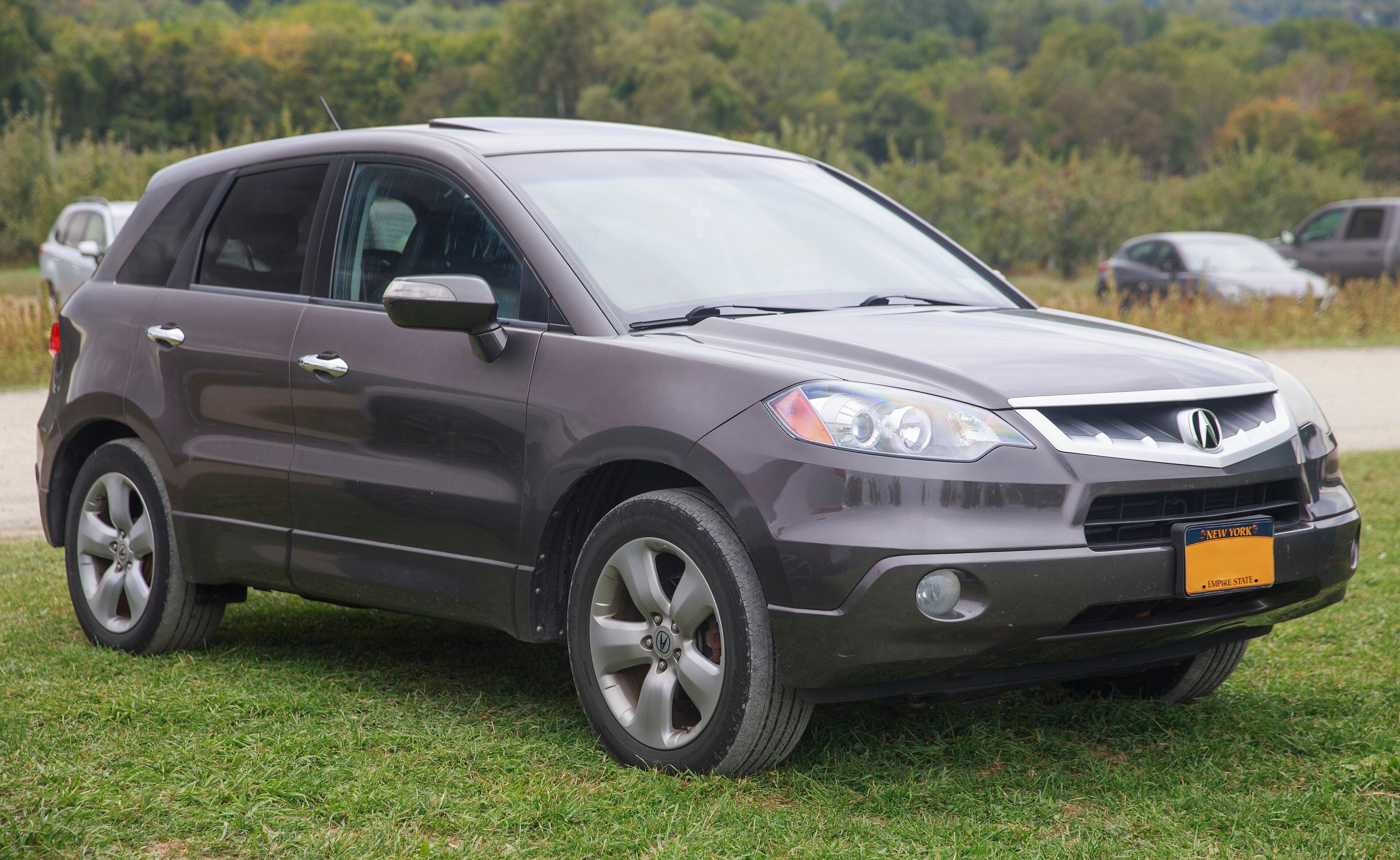 2009 Acura RDX (first generation), front three-quarter view