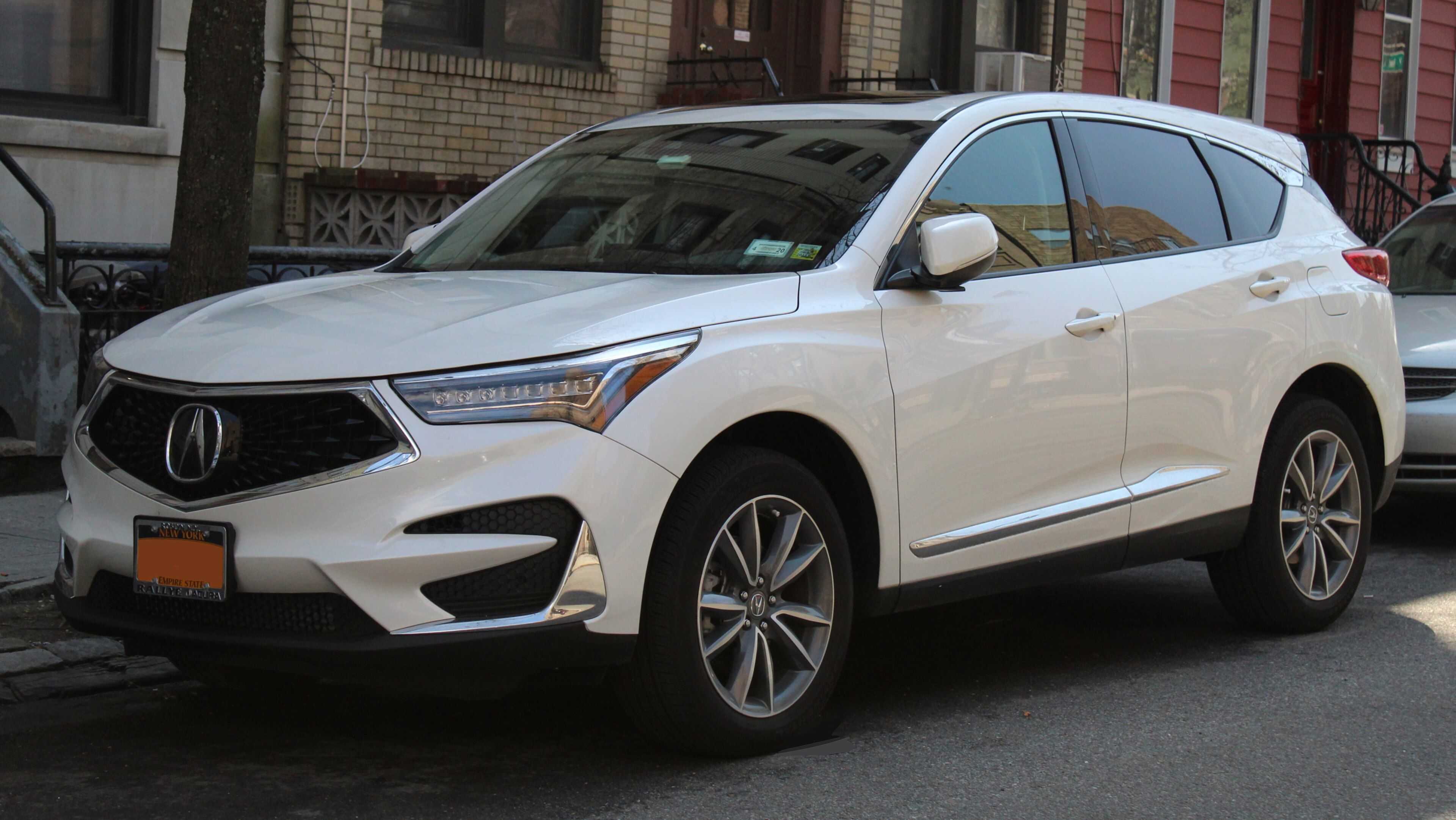 2019 Acura RDX (third generation), front three-quarter view
