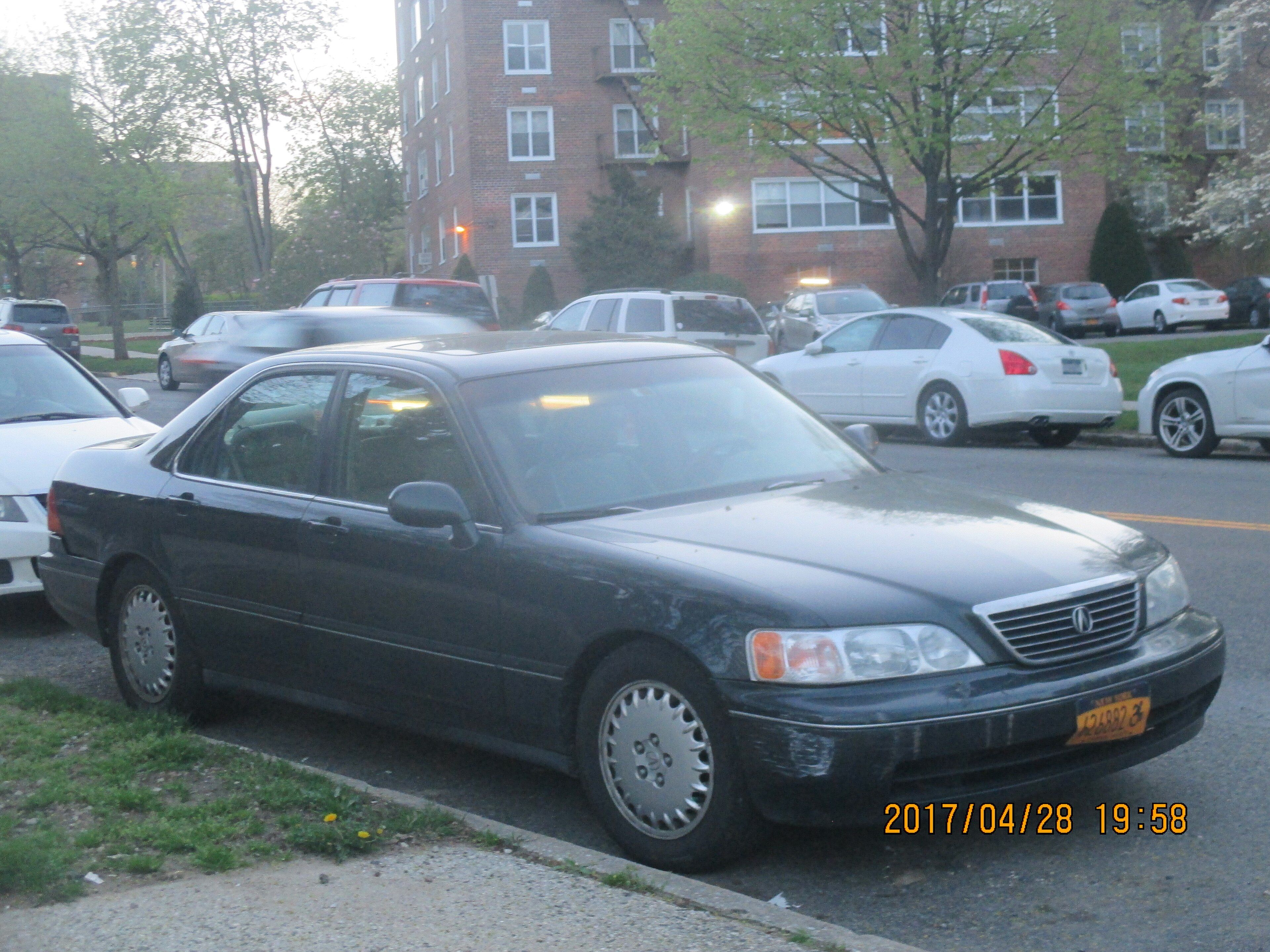 1996 Acura RL, front three-quarter view