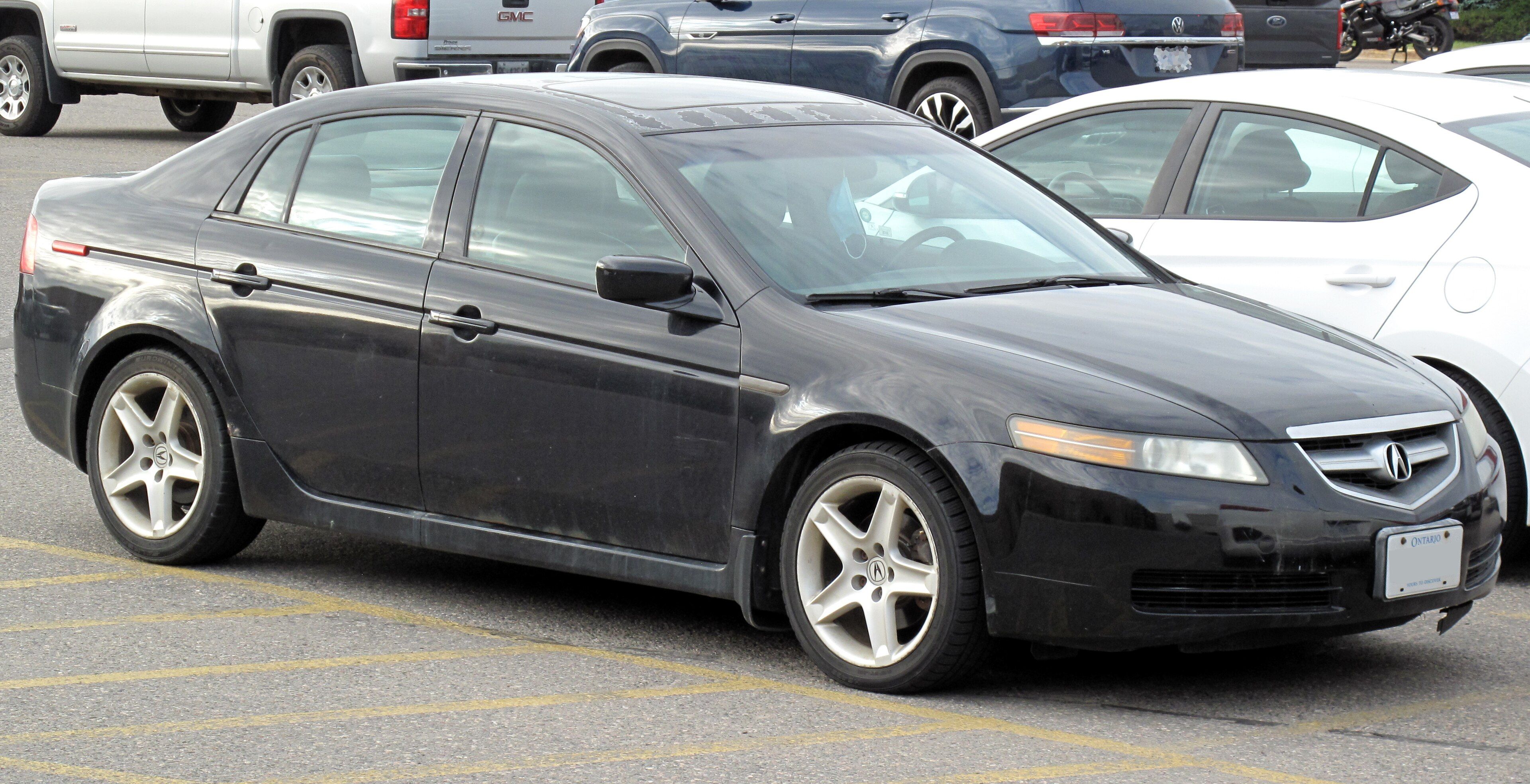 2005 Acura TL, front three-quarter view