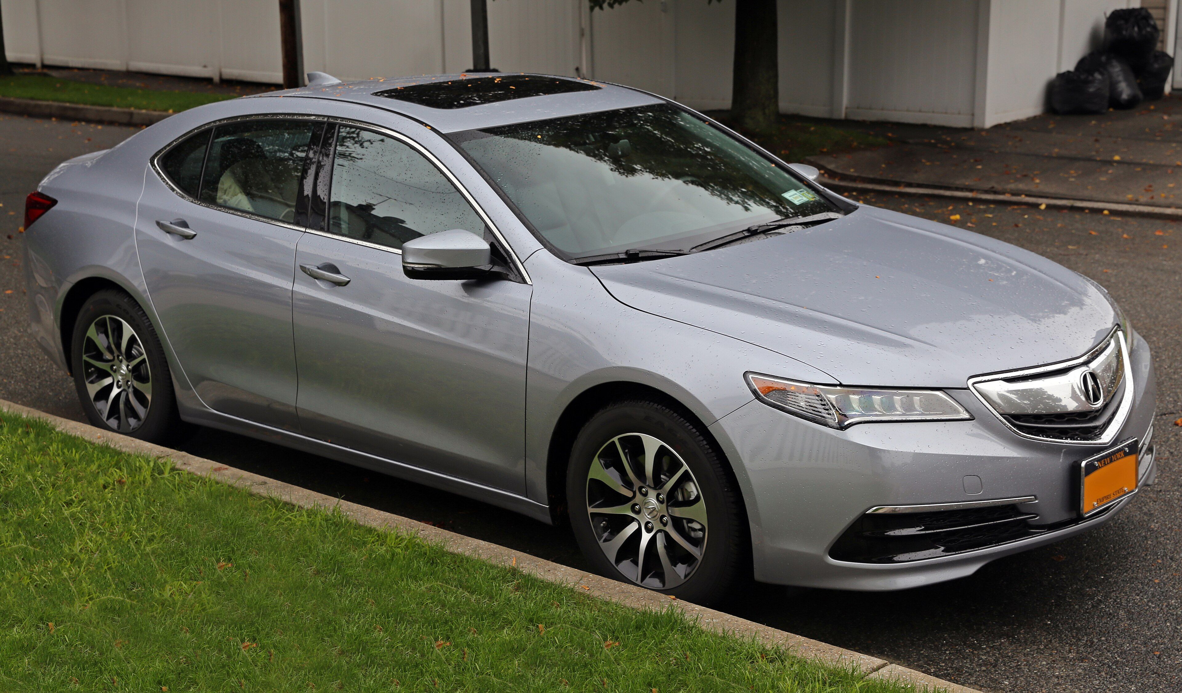 2015 Acura TLX, front three-quarter view