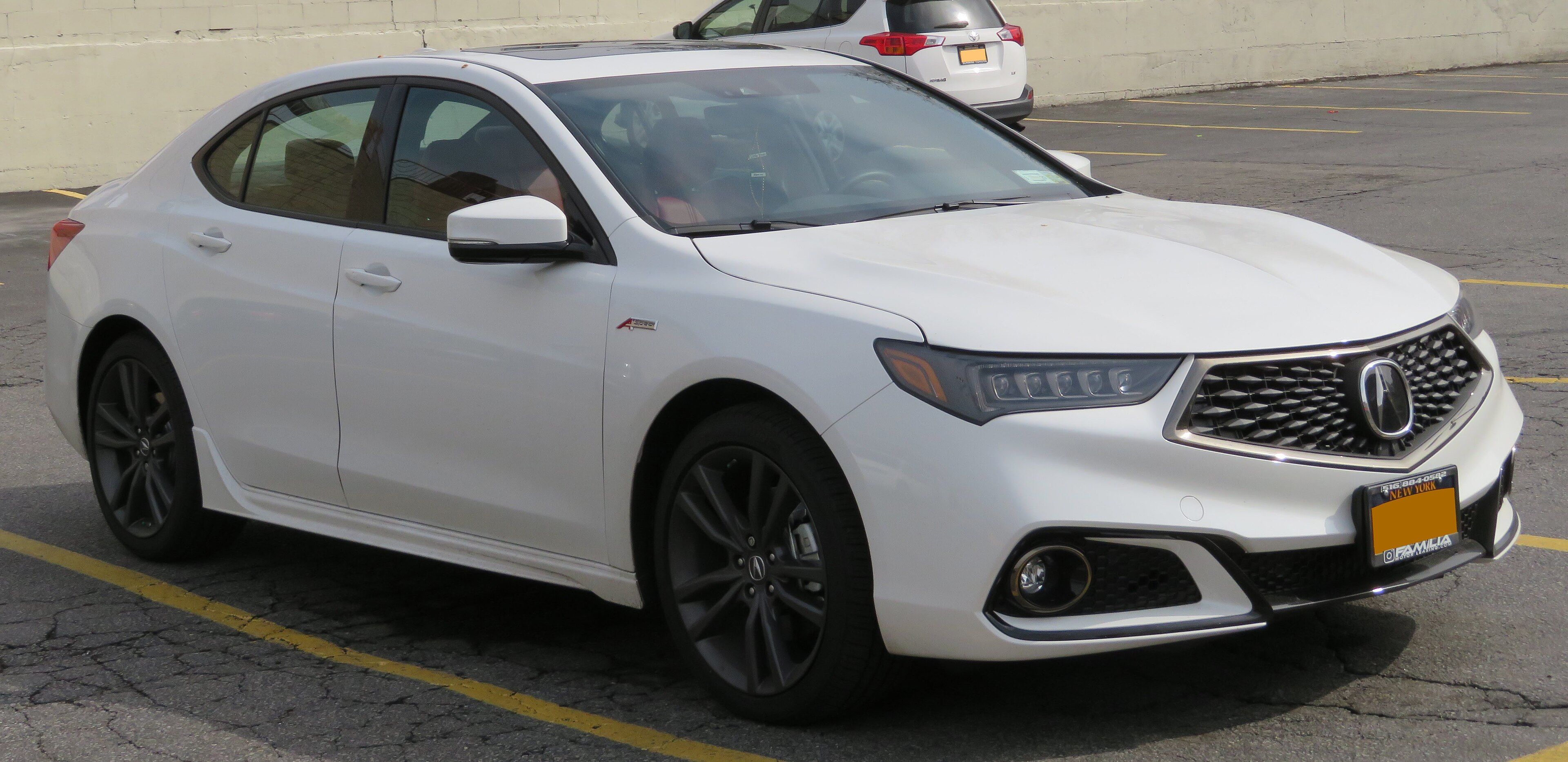 2018 Acura TLX A-Spec, front three-quarter view