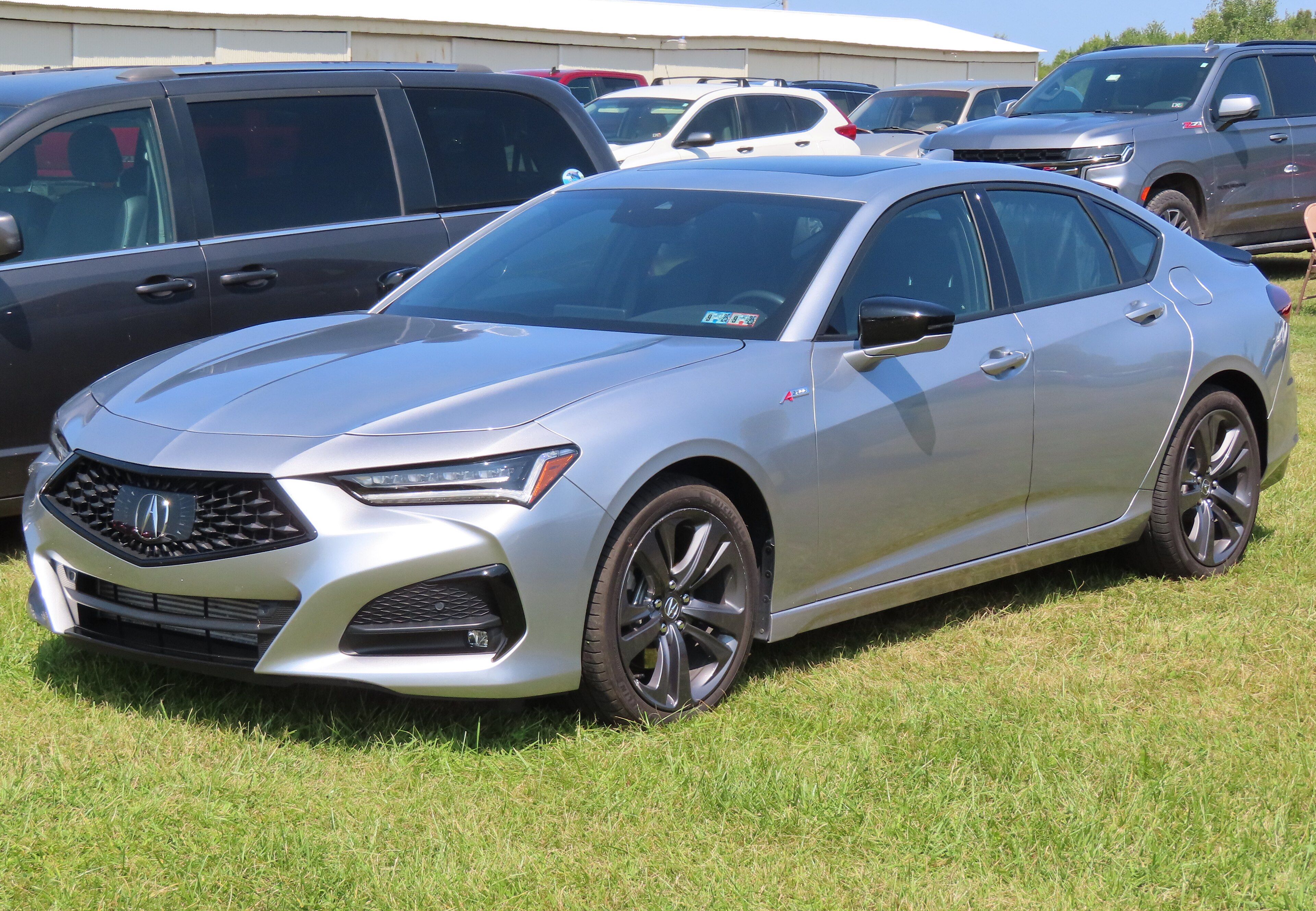 2023 Acura TLX A-Spec, front three-quarter view