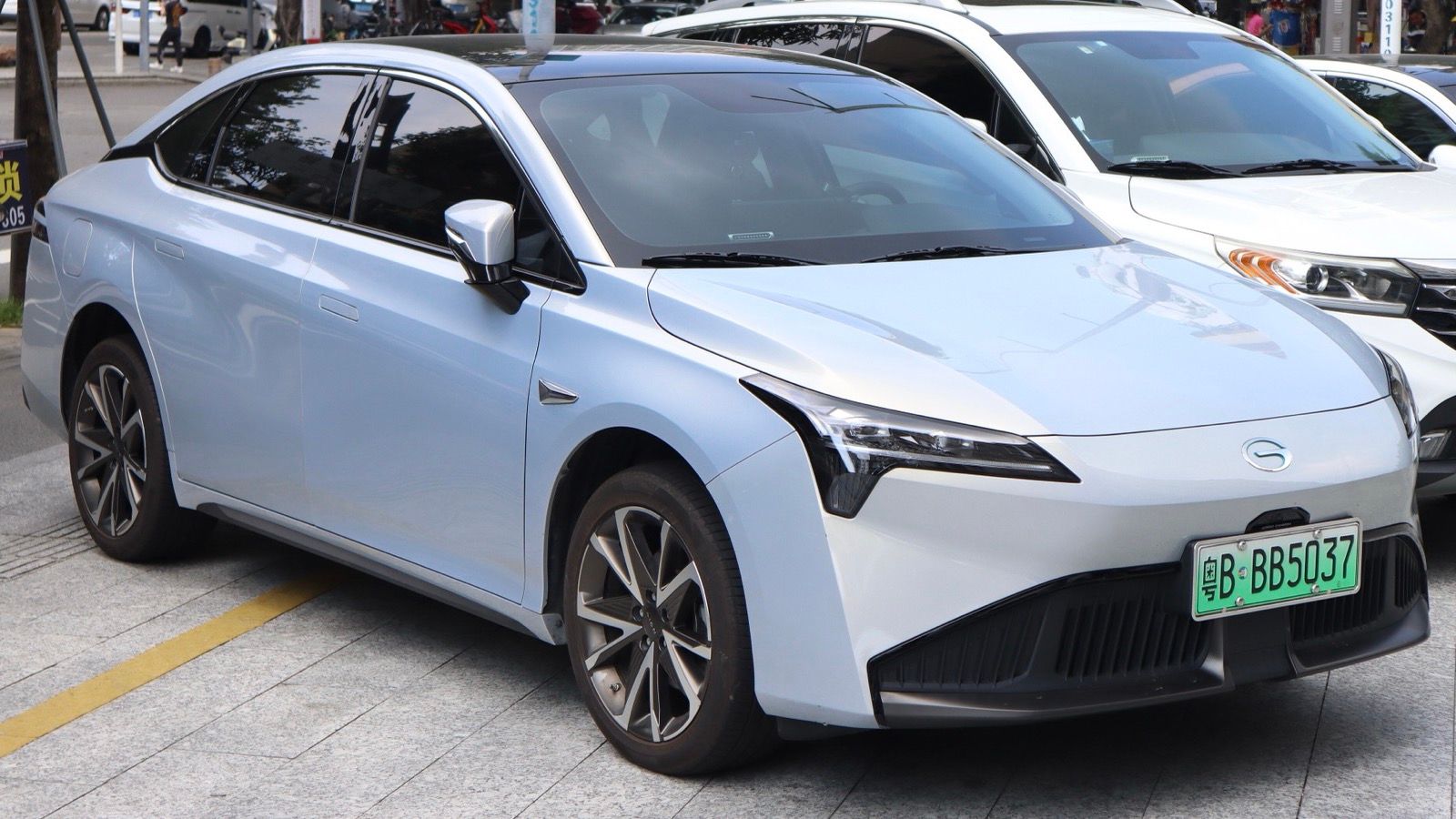 2021 GAC Aion S Plus sedan, front view