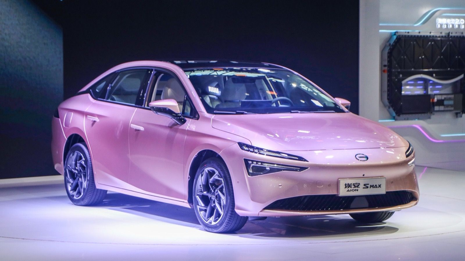 2023 GAC Aion S Max sedan, front three-quarter view