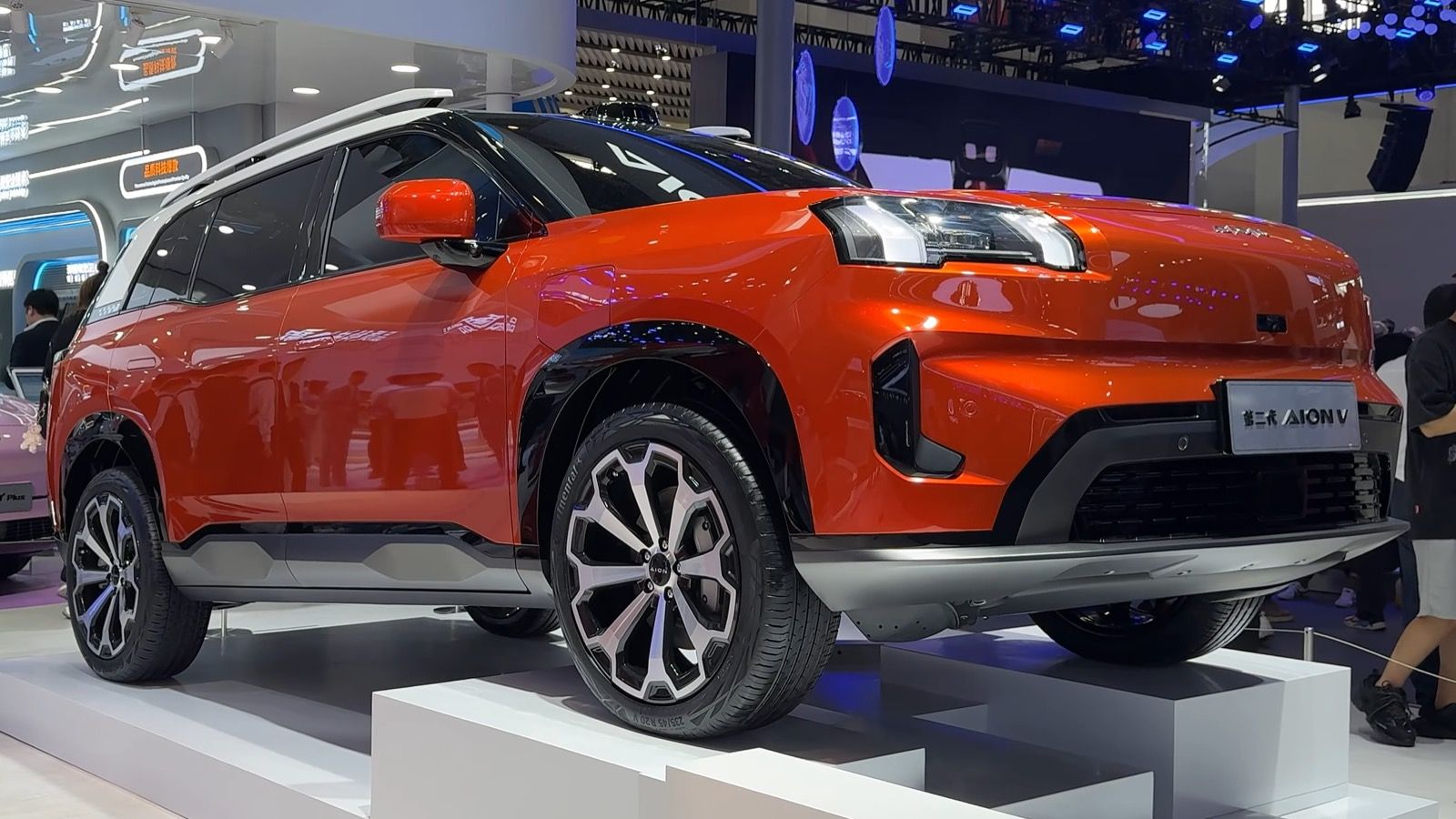 Second-generation 2024 GAC Aion V electric SUV, front view