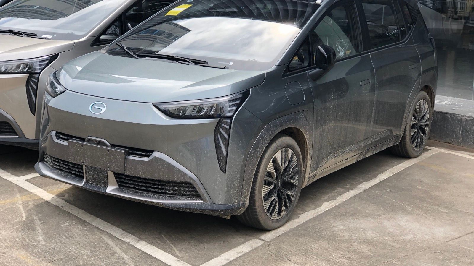 2022 GAC Aion Y crossover in Sanming, front three-quarter view