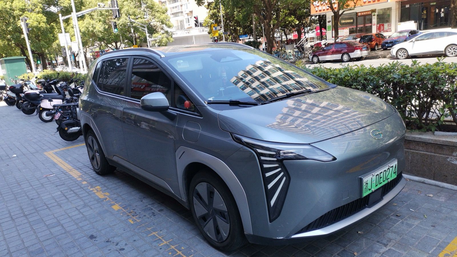 2024 GAC Aion Y Plus crossover in Shanghai, front view