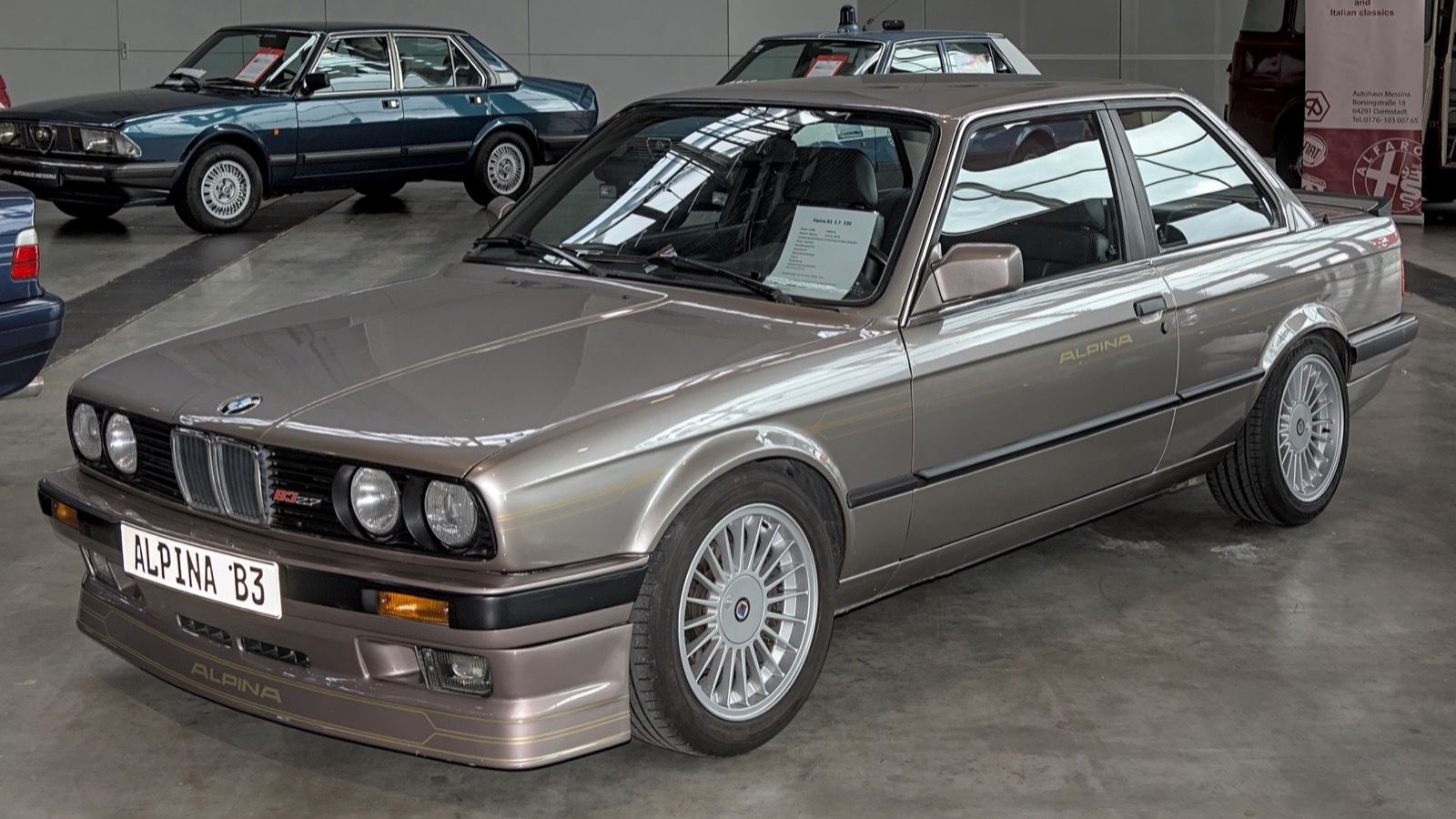 Alpina B3 2.7 (E30), front three-quarter view