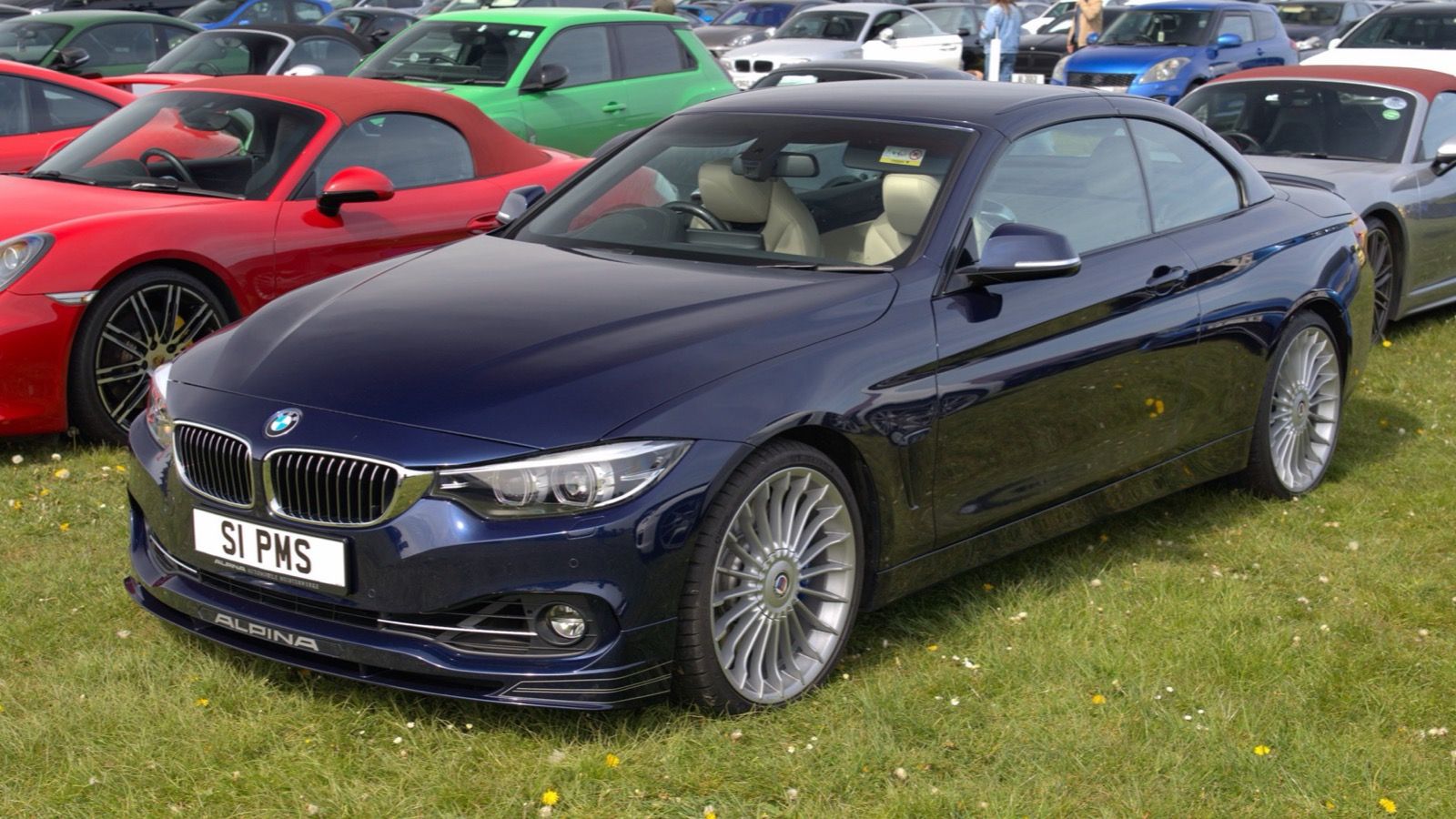 2017 Alpina B4 S convertible (F33), front three-quarter view