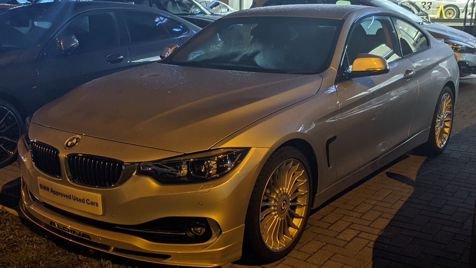 Alpina B4 (F32), front three-quarter view