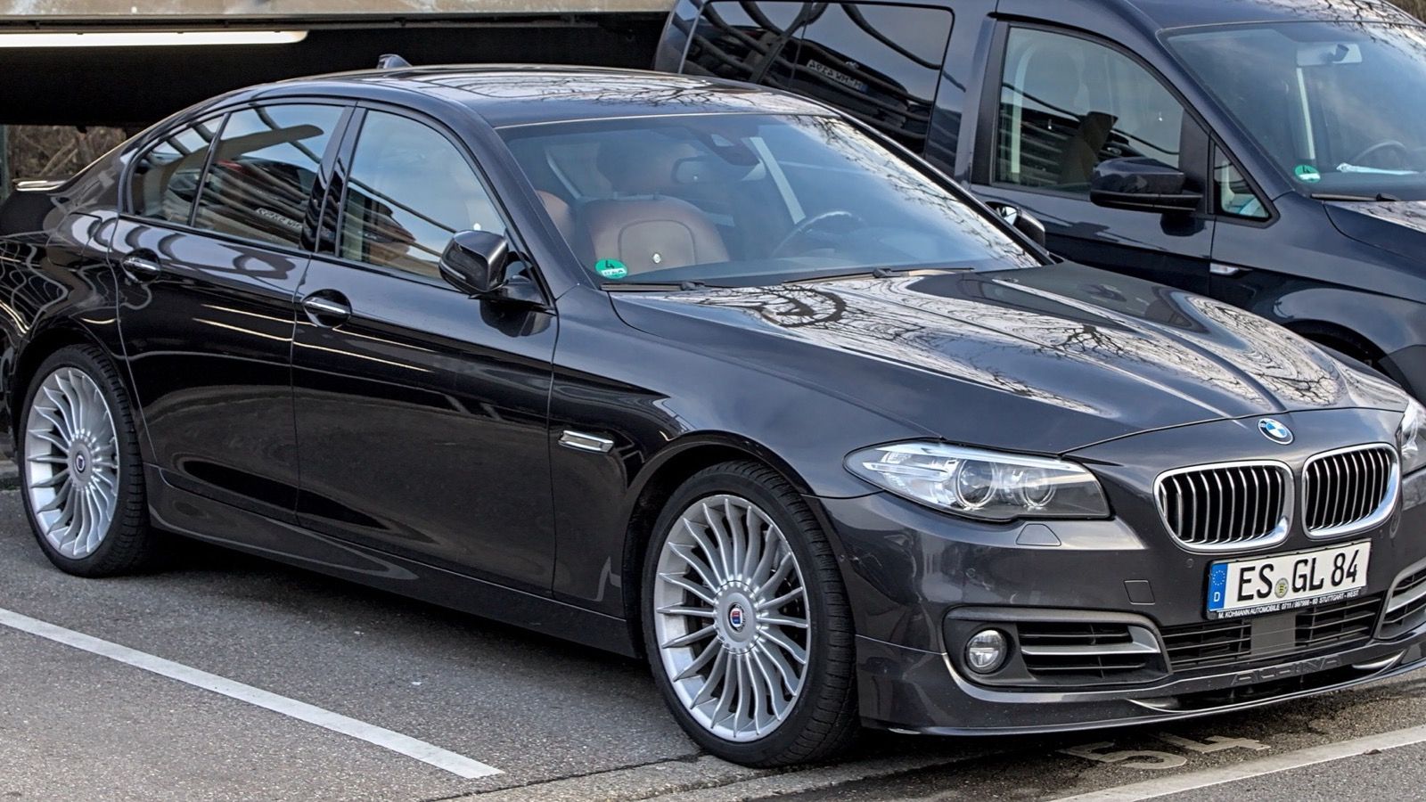 Alpina B5 (F10) facelift, front three-quarter view