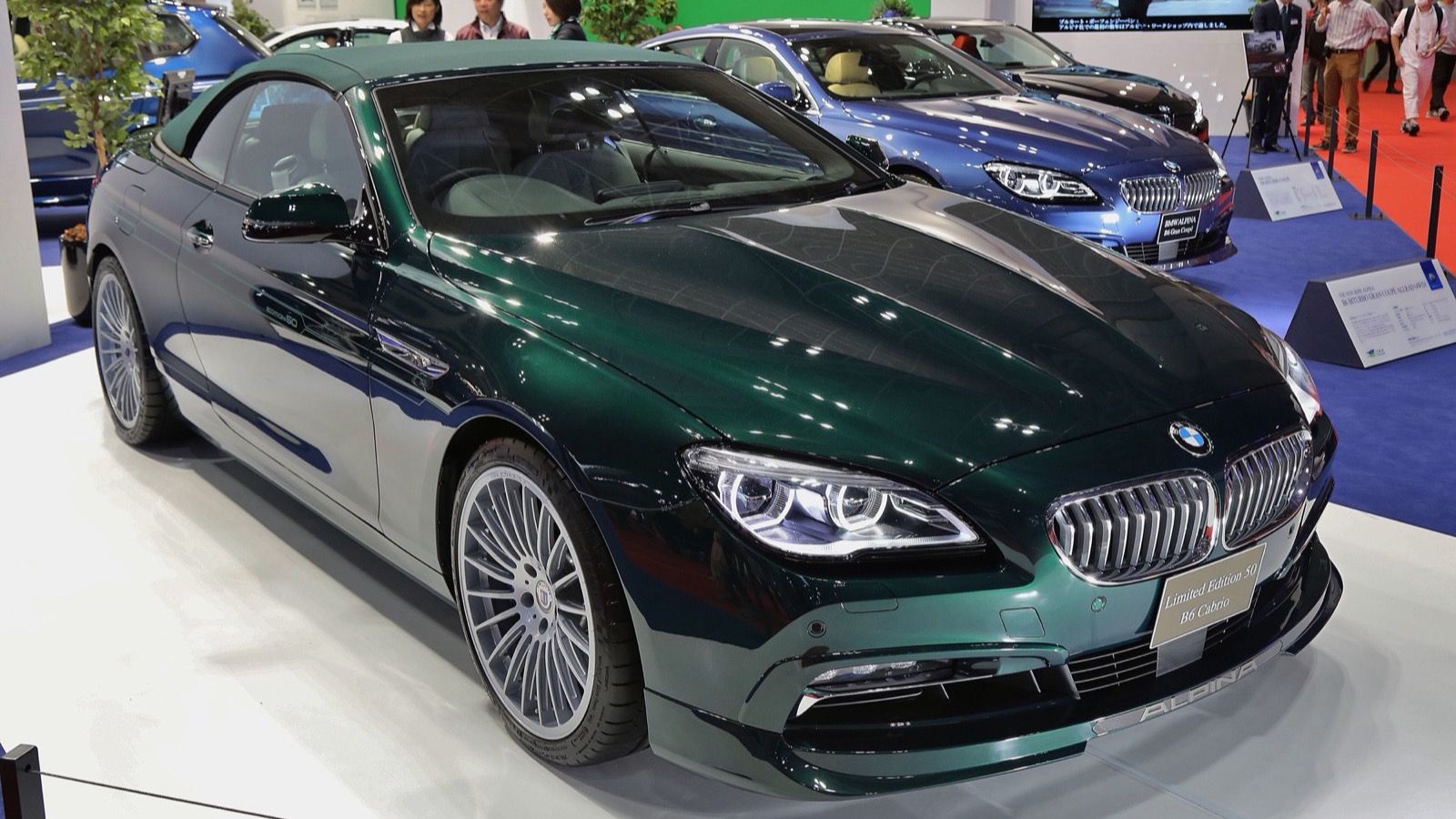 Alpina B6 Cabrio Edition 50 (F12), front three-quarter view