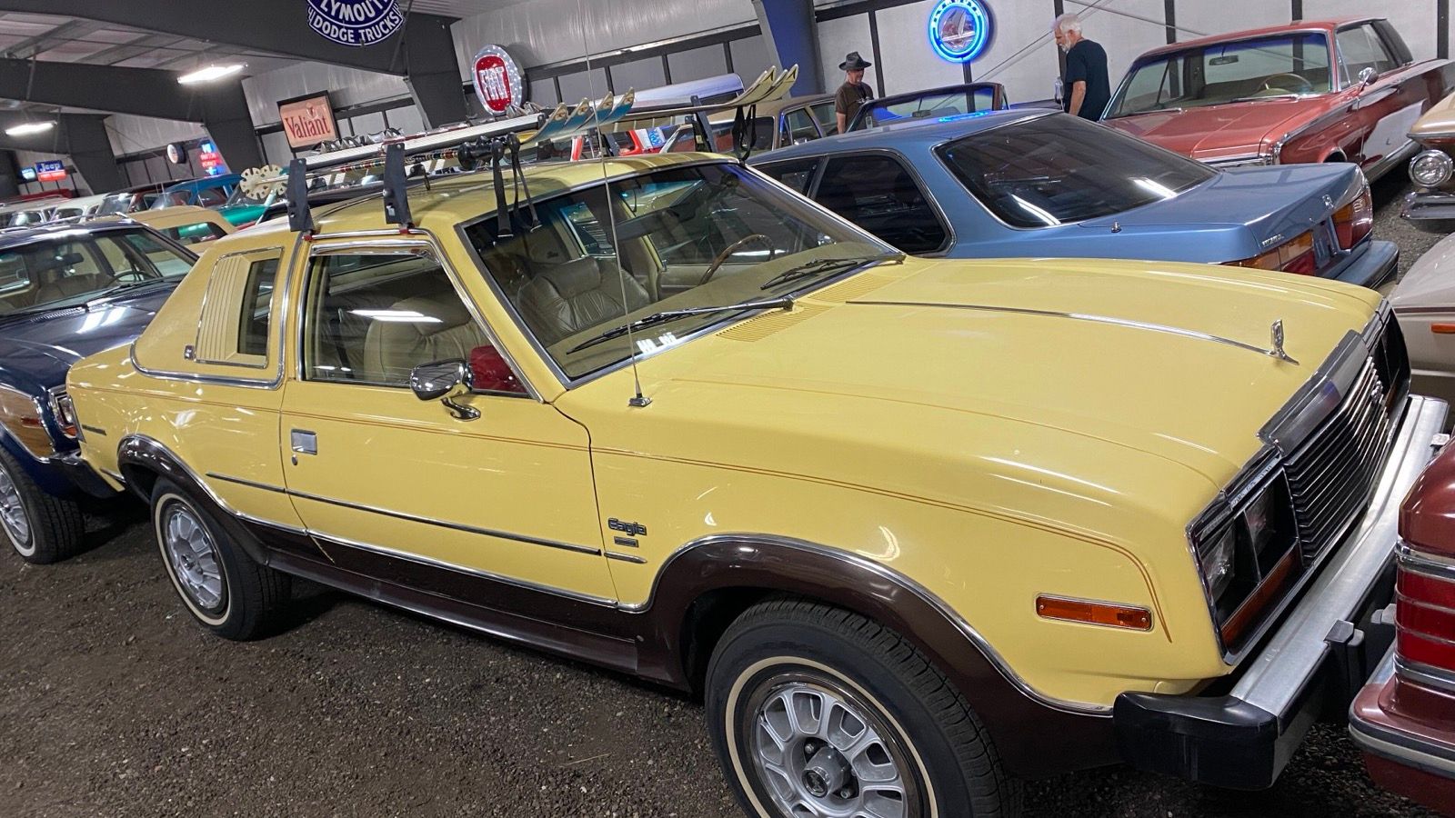 1980 AMC Eagle Limited coupe in yellow, front three-quarter view