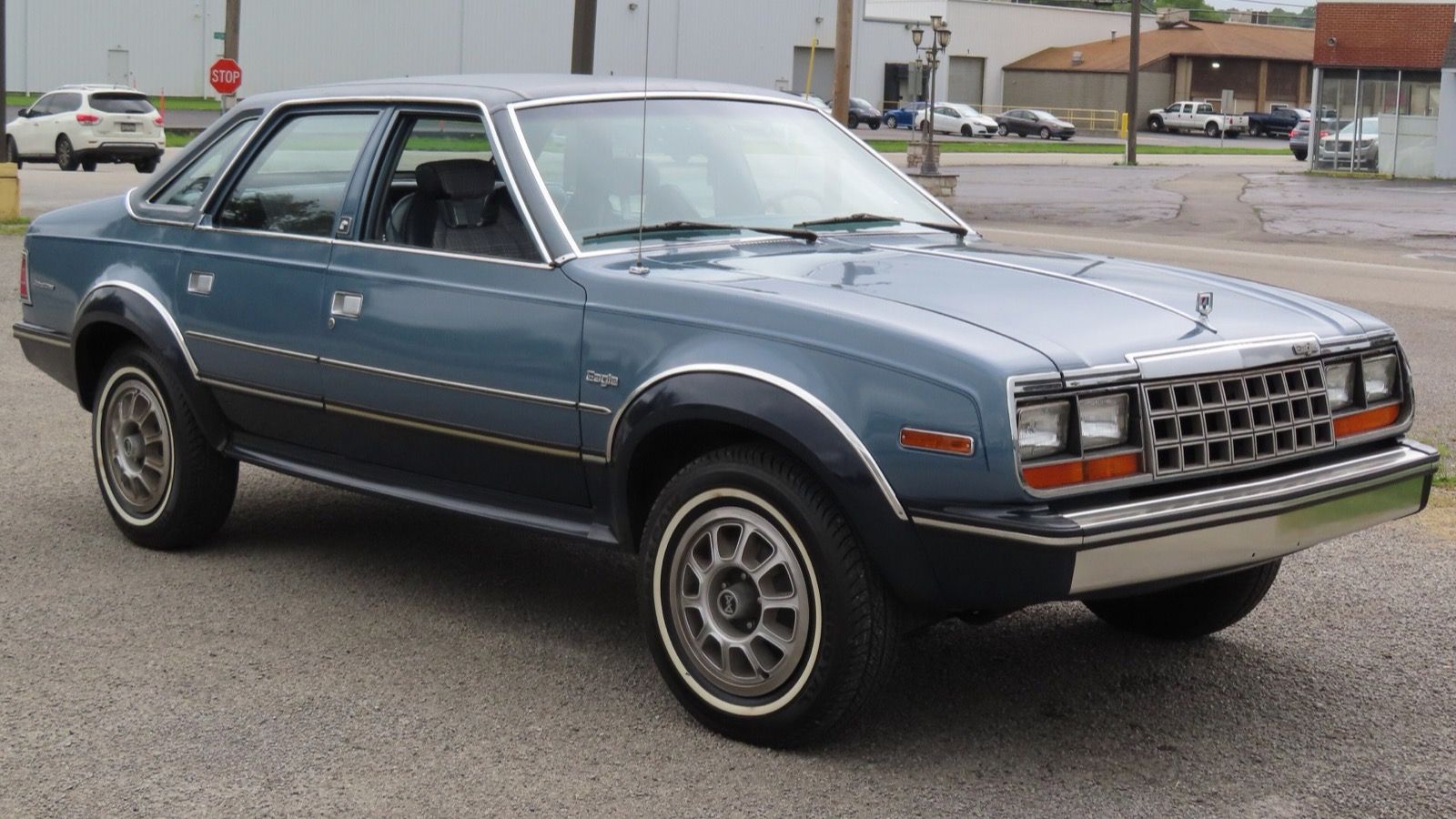 1983 AMC Eagle sedan, front three-quarter view
