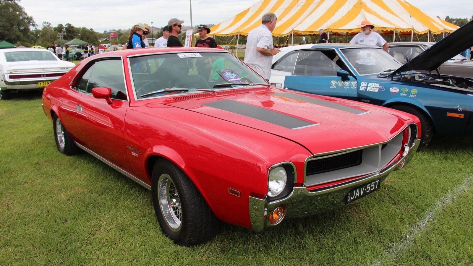 1968 AMC Javelin SST hardtop, front three-quarter view
