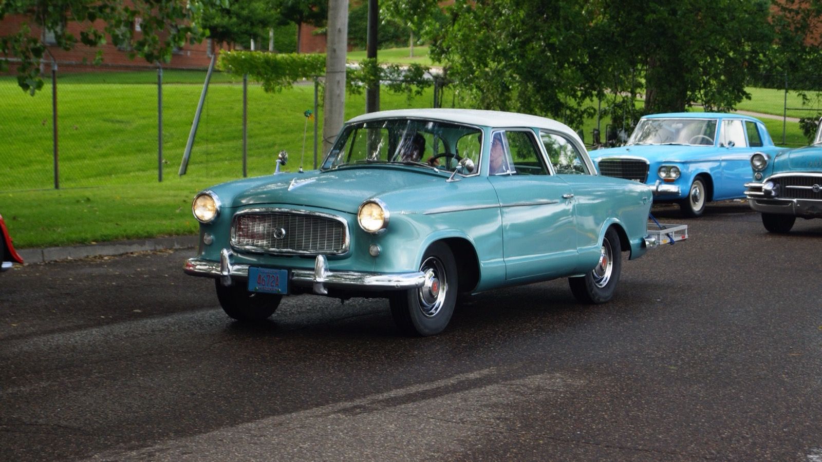 1960 AMC Rambler American, front three-quarter view