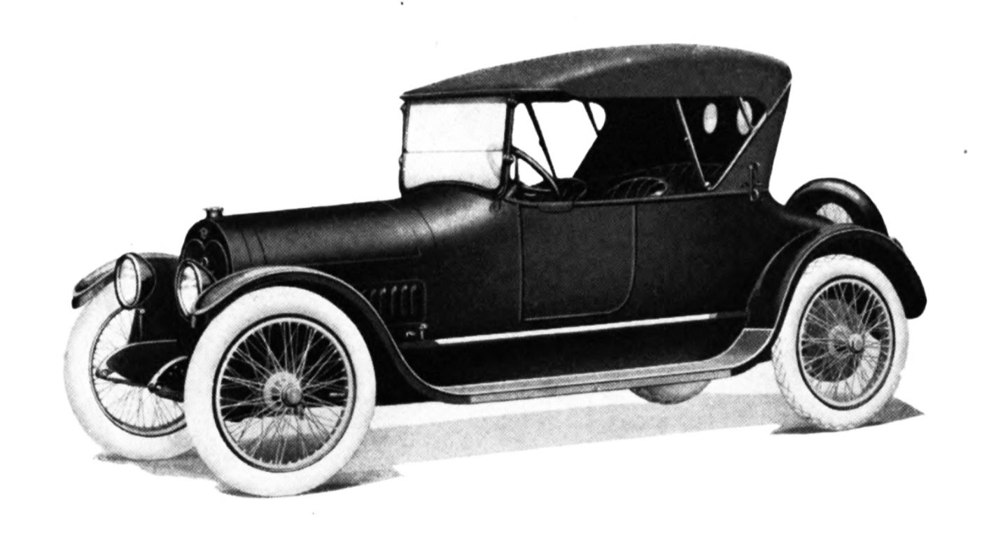 1918 Apperson Type 8-18 V-8 roadster, side profile