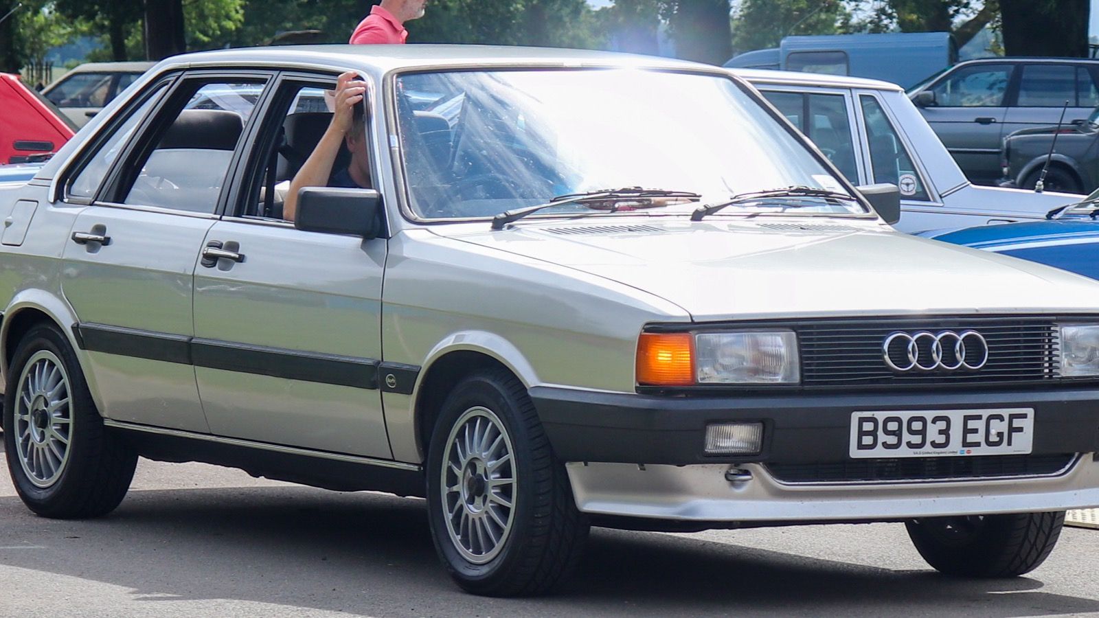 1985 Audi 80 GL 1.8 (B2) saloon, front view