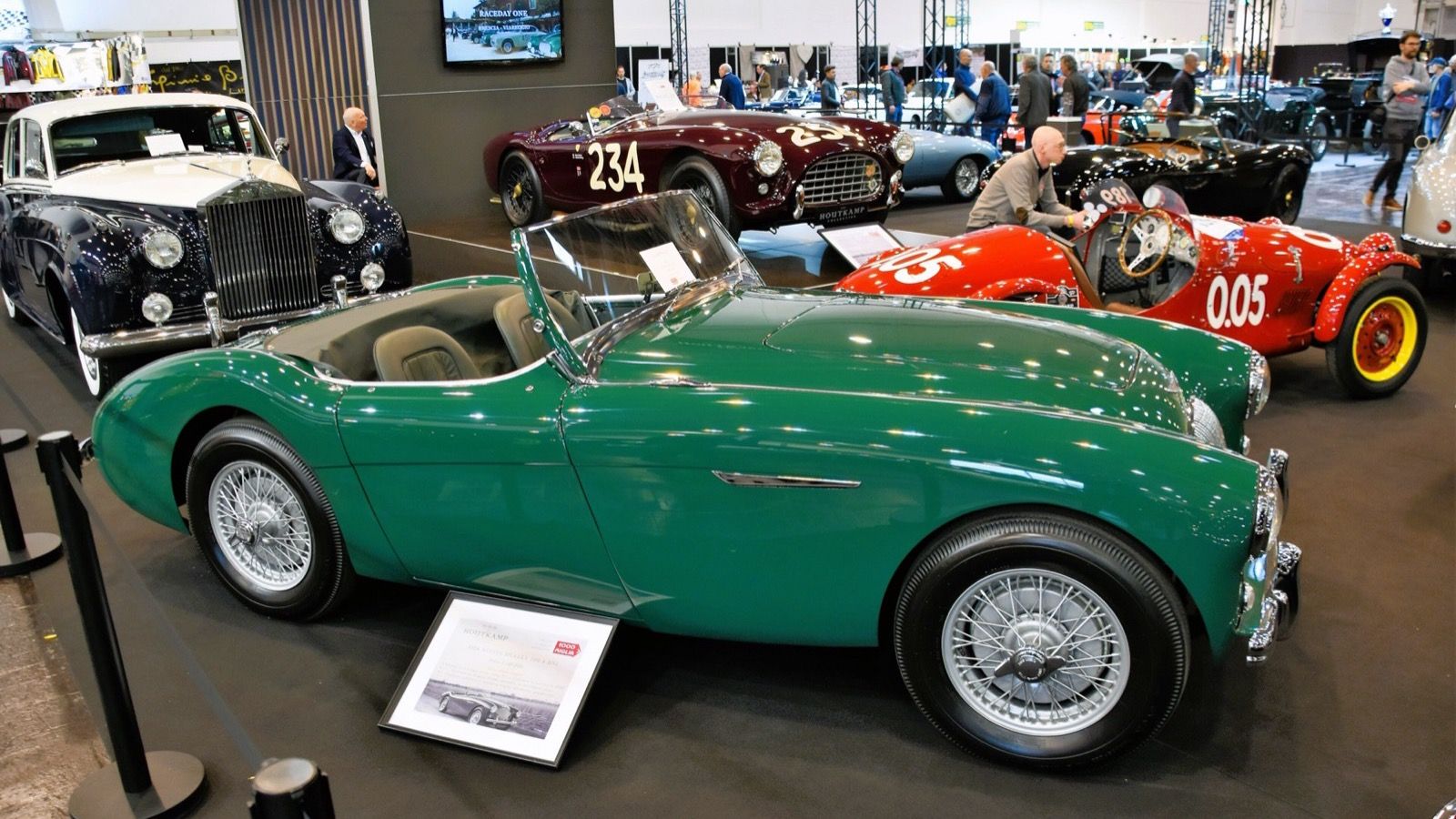 1954 Austin-Healey 100 BN1 roadster, front three-quarter view