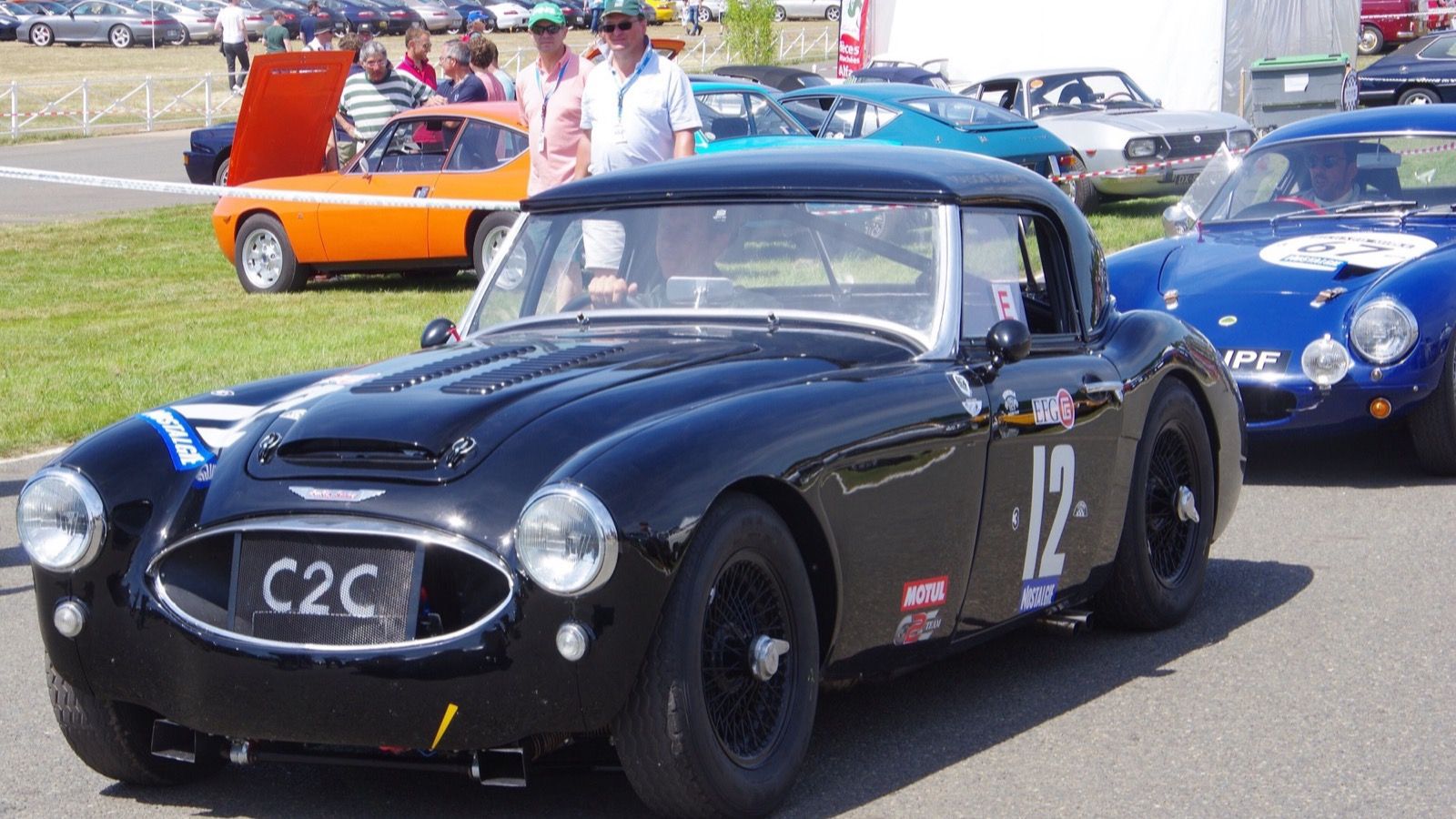 1960 Austin-Healey 3000 Mk I roadster, front three-quarter view