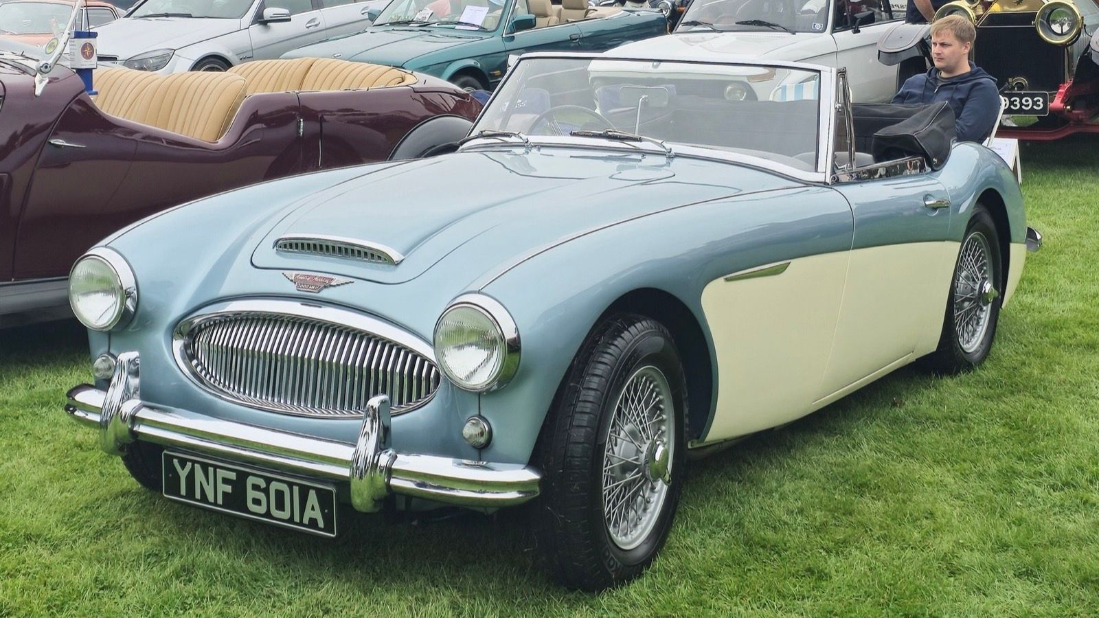 1963 Austin-Healey 3000 Mk II roadster, front three-quarter view
