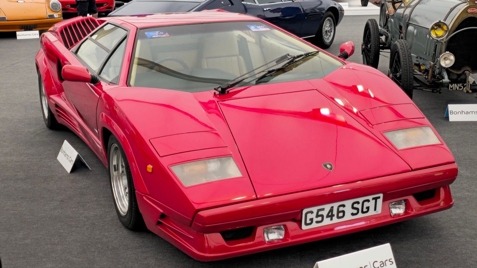 1989 Lamborghini Countach 25th Anniversary, front three-quarter view