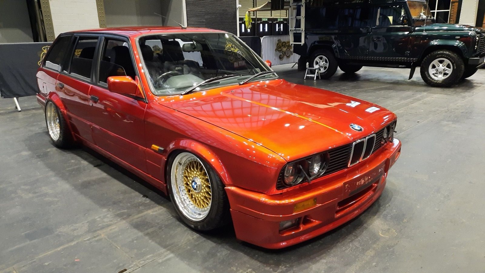 1989 BMW 3 Series E30 Touring, front three-quarter view
