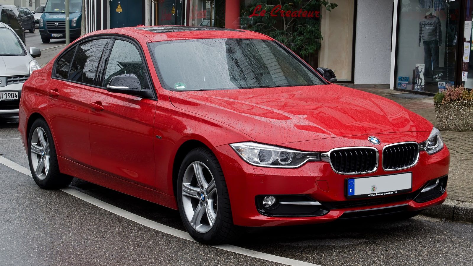 2012 BMW 3 Series (F30, sixth generation) — 320d Sport Line sedan, front three-quarter view
