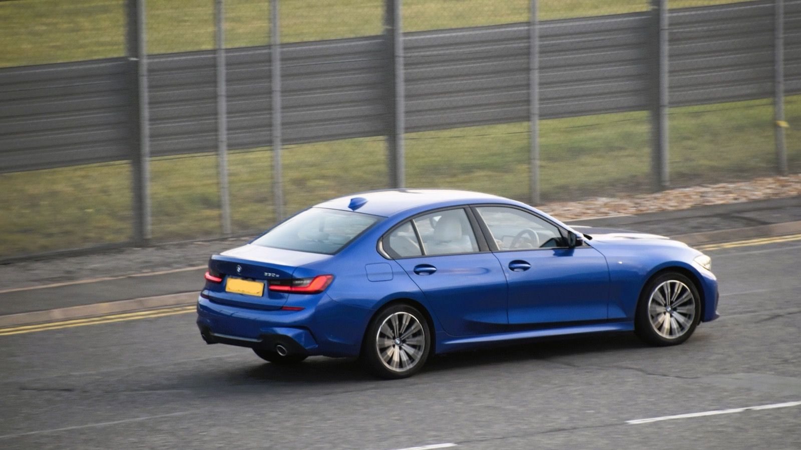 2020 BMW 330e G20 sedan, front three-quarter view