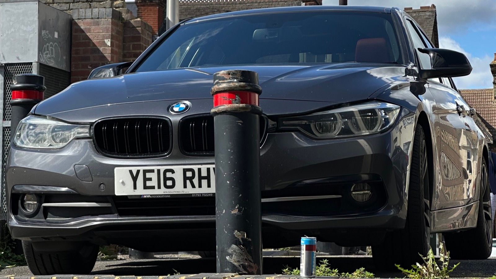 BMW 3 Series (F30), the sixth-generation turbo-era sedan — front three-quarter view