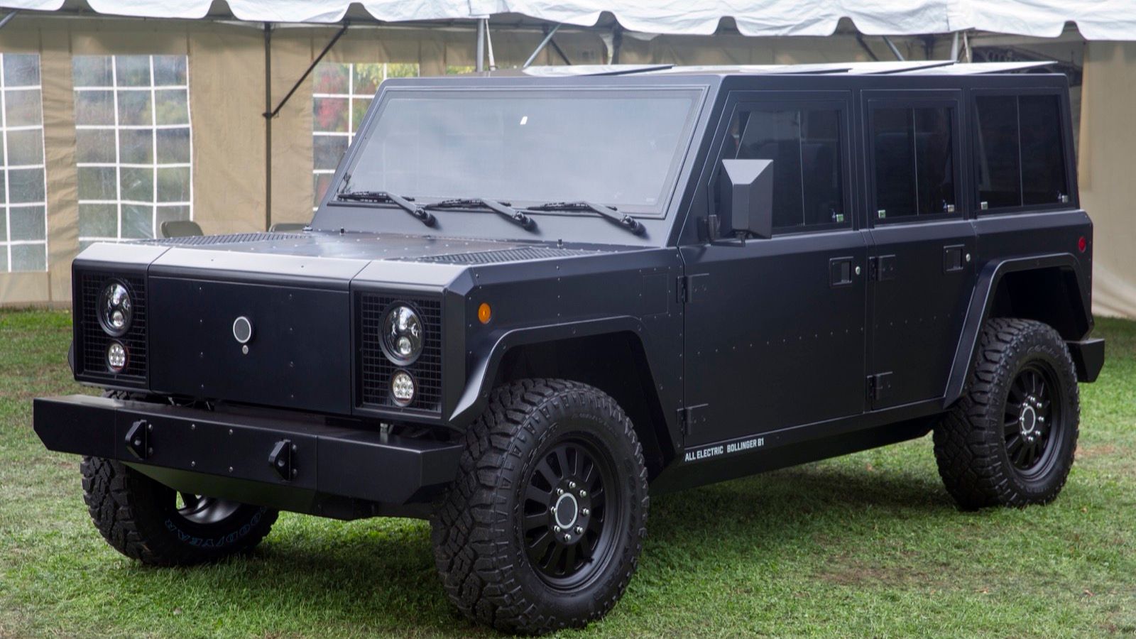 Bollinger B1 electric SUV prototype, front three-quarter view