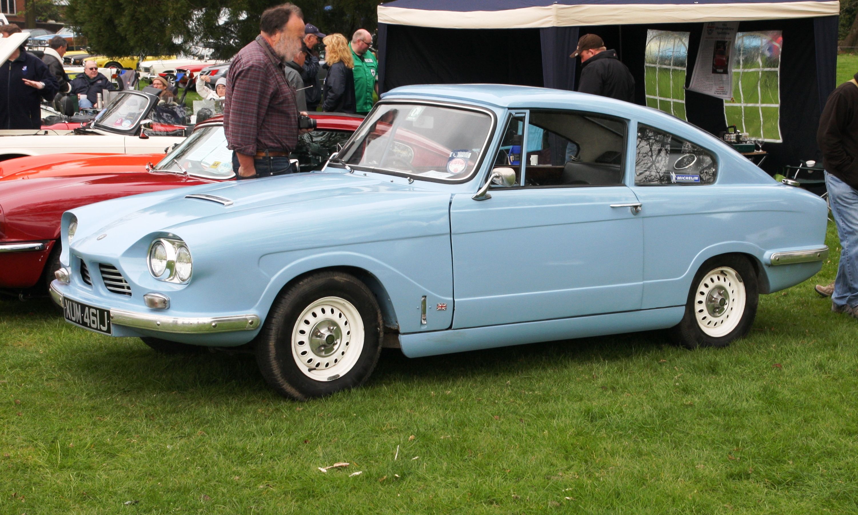 Bond Equipe 1300 fibreglass coupé registered 1970, front three-quarter view