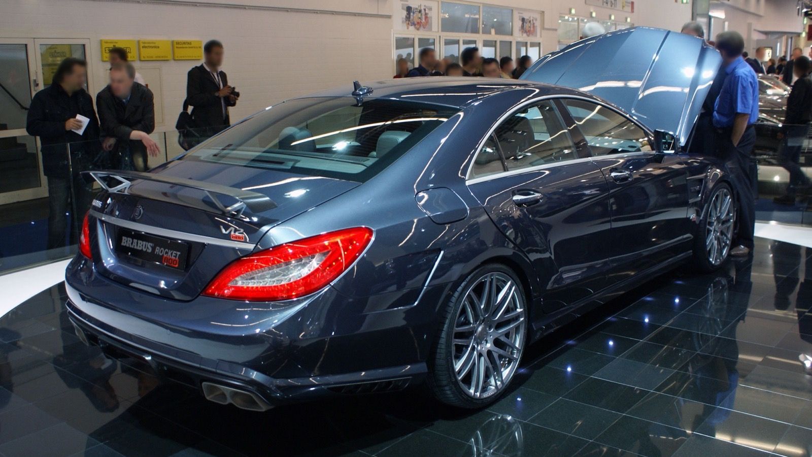 Brabus Rocket 800 (C218 CLS) at the Frankfurt Motor Show, rear three-quarter view