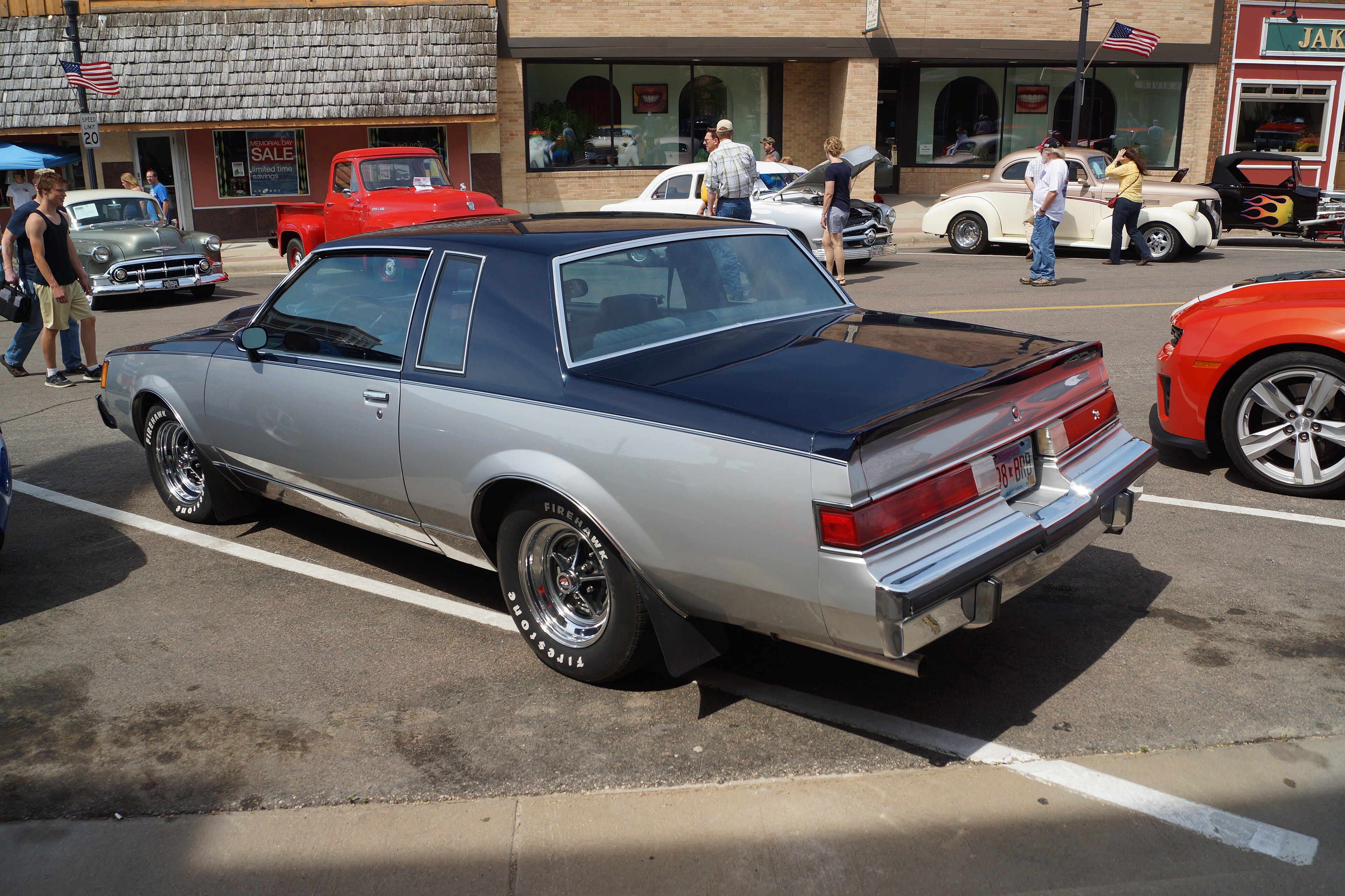 1981 Buick Regal coupe, rear three-quarter view