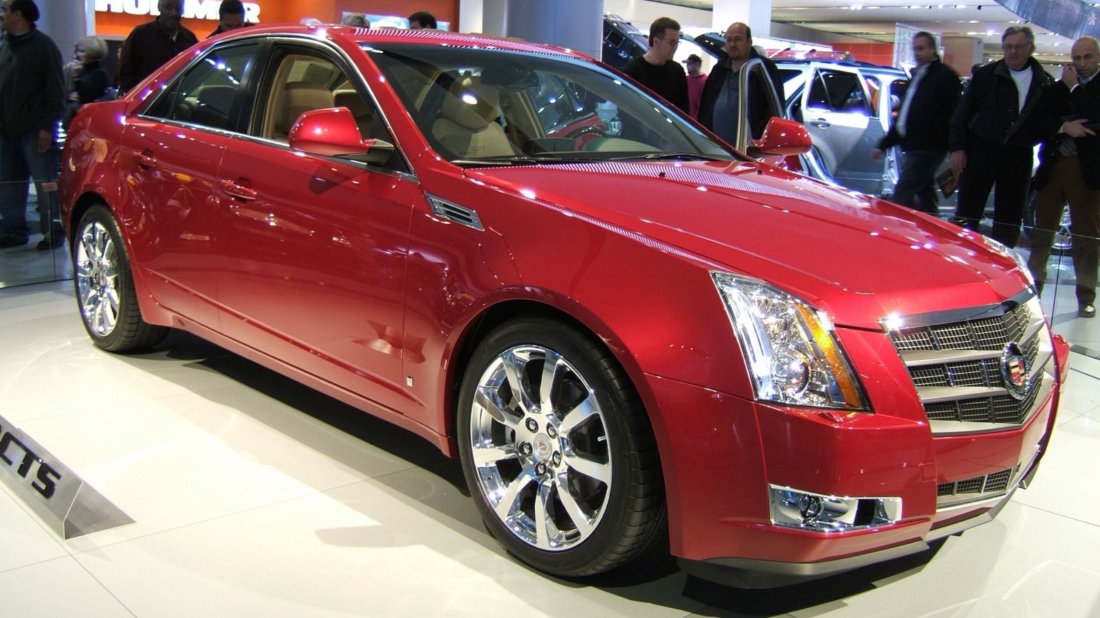 Second-generation Cadillac CTS sedan, front three-quarter view