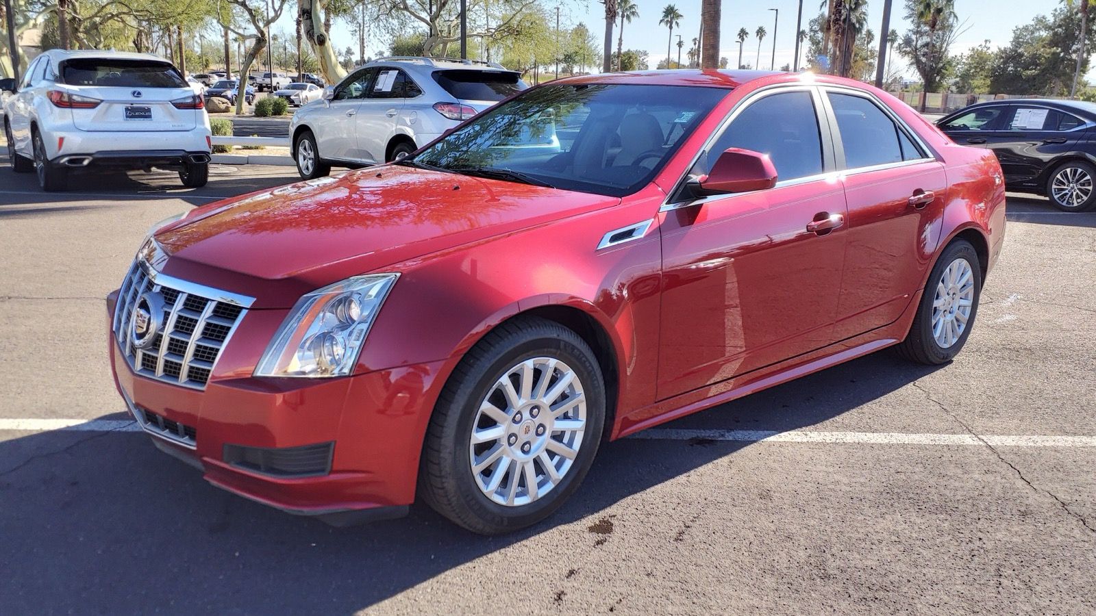 2012 Cadillac CTS 3.0L sedan, front three-quarter view