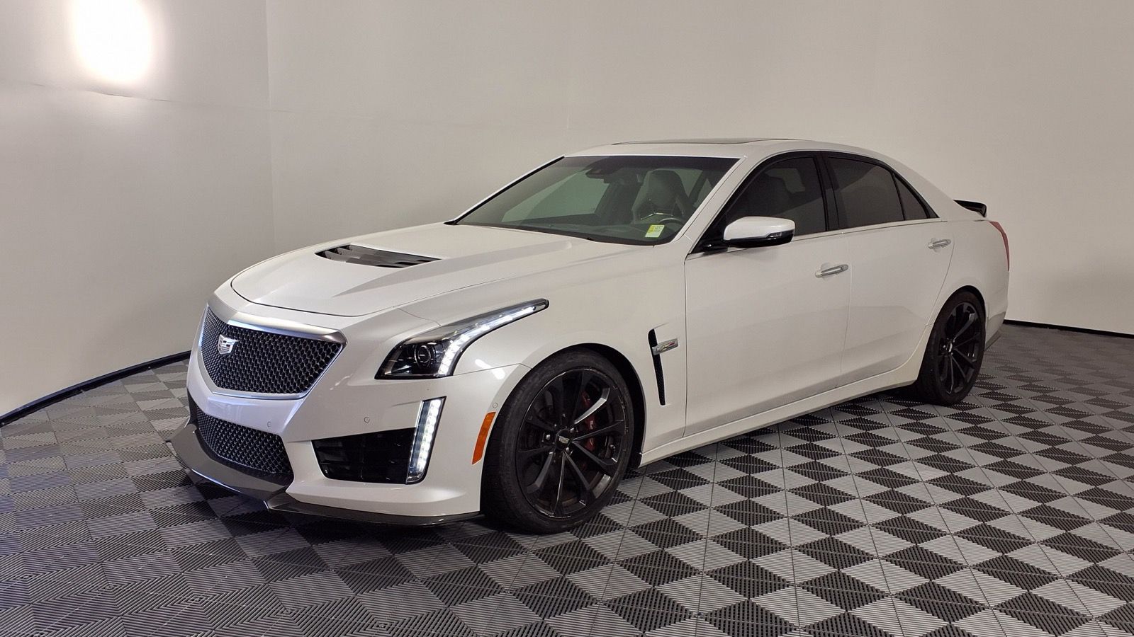 Third-generation Cadillac CTS-V sedan, front-left view
