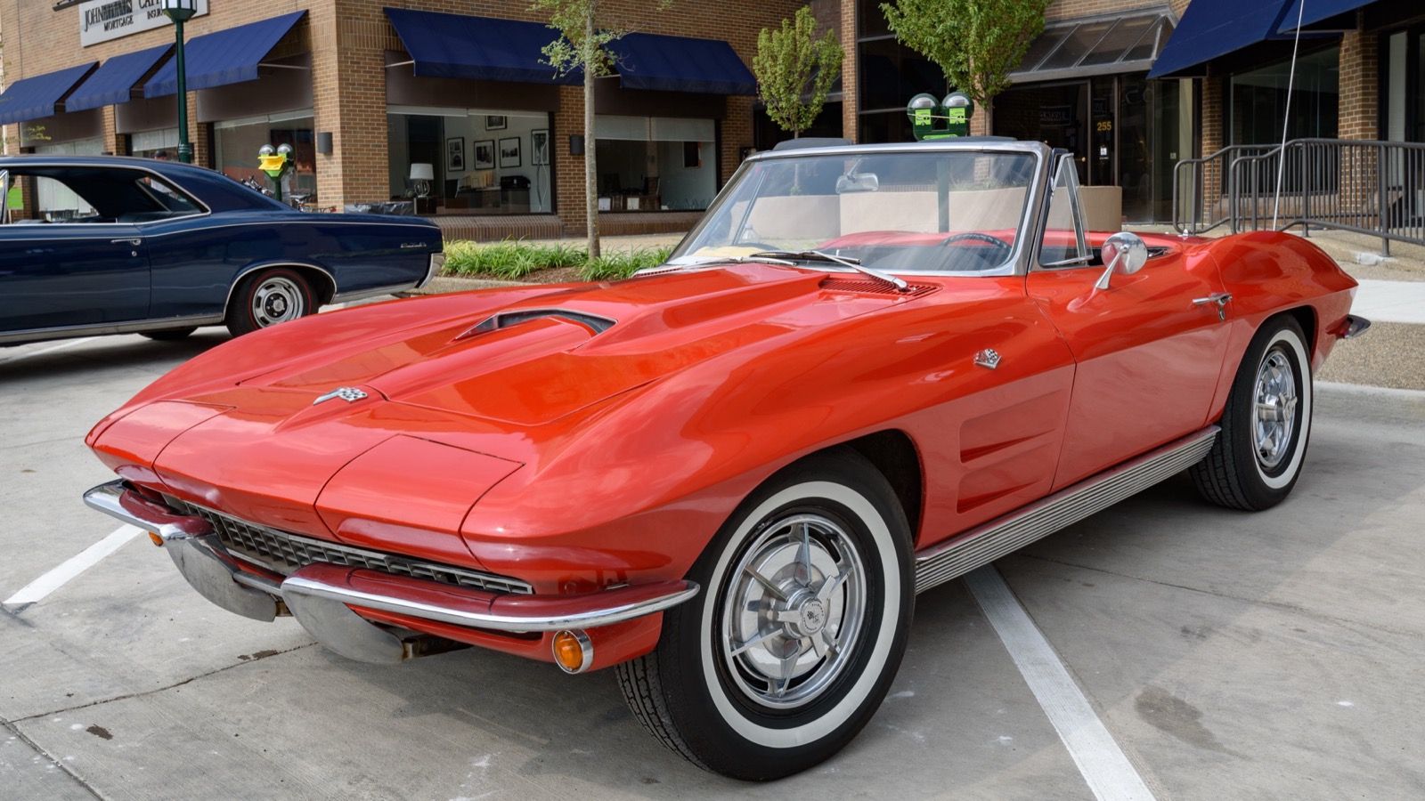 1963 Chevrolet Corvette Sting Ray, C2 second generation — red convertible, front three-quarter view
