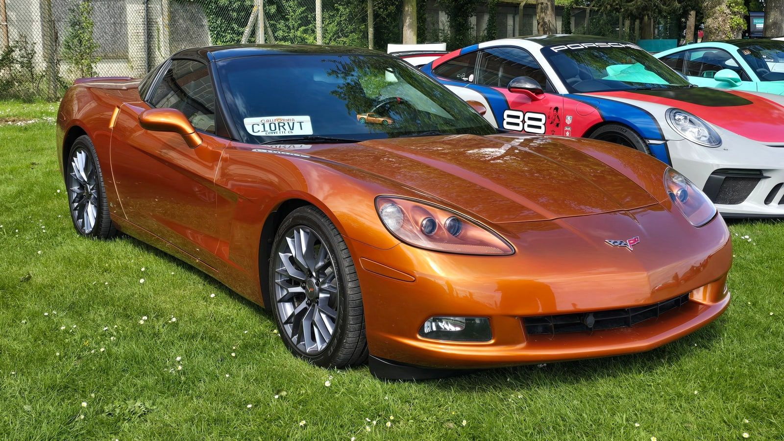 2007 Chevrolet Corvette — C6 coupe, front three-quarter view