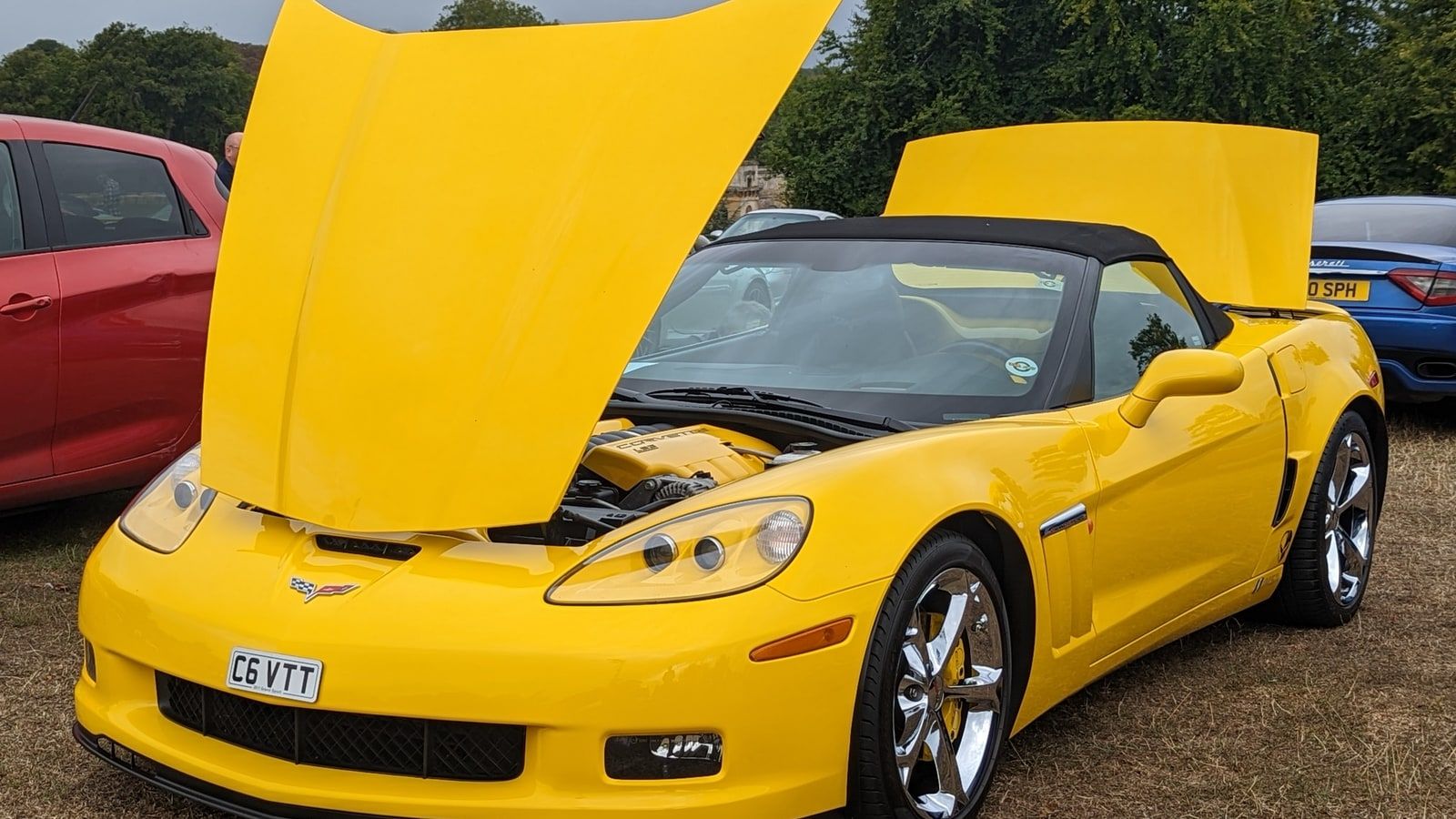 2013 Chevrolet Corvette — C6 Grand Sport roadster, front three-quarter view