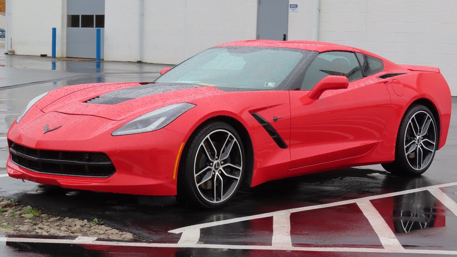 2016 Chevrolet Corvette — C7 Stingray Z51 coupe, front three-quarter view