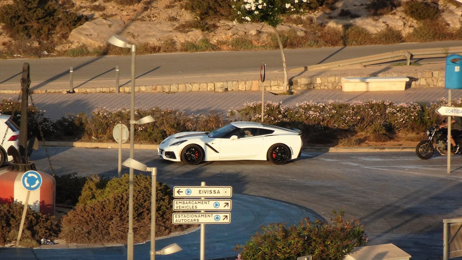 2018 Chevrolet Corvette — C7 coupe, front three-quarter view